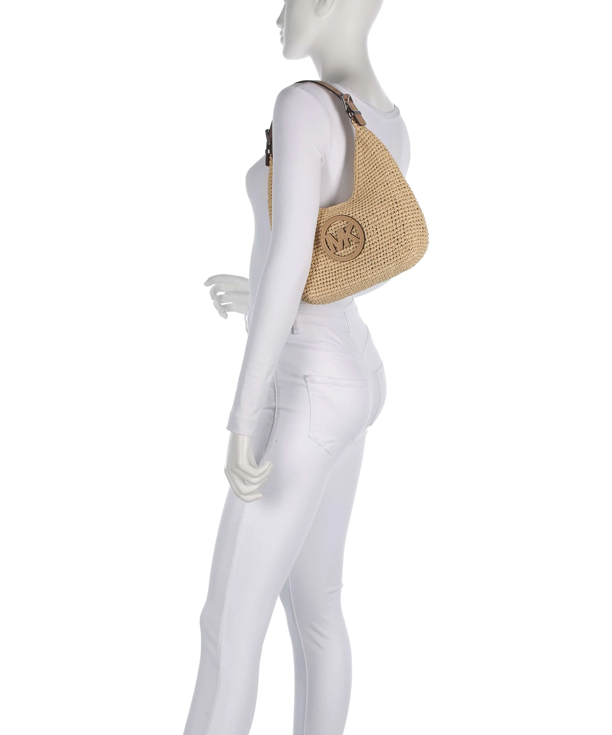 Michael Kors Nolita Small Hobo bag natural/peanut - Image 3