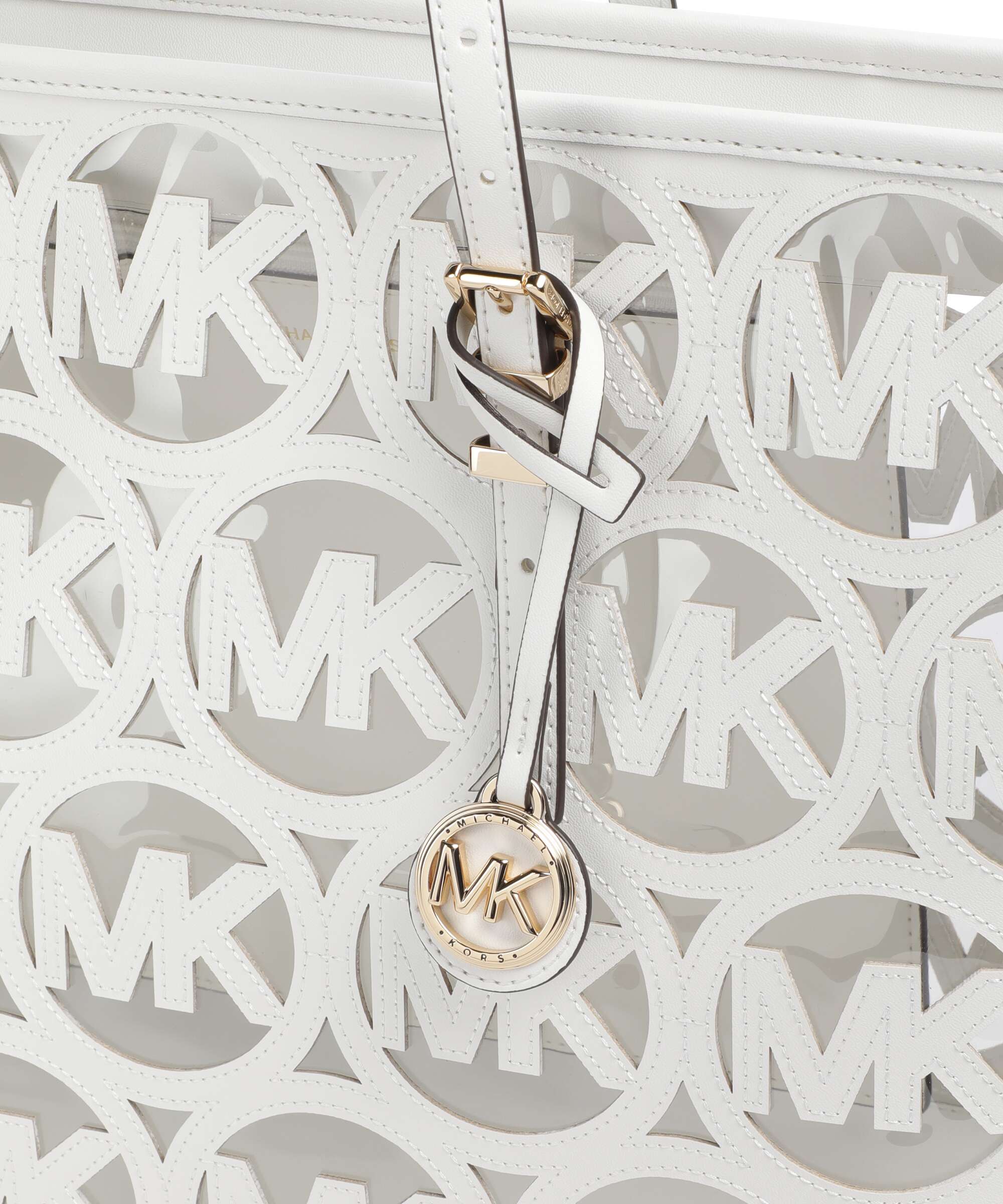Michael Kors Quinn Large Tote bag optic white - Image 4