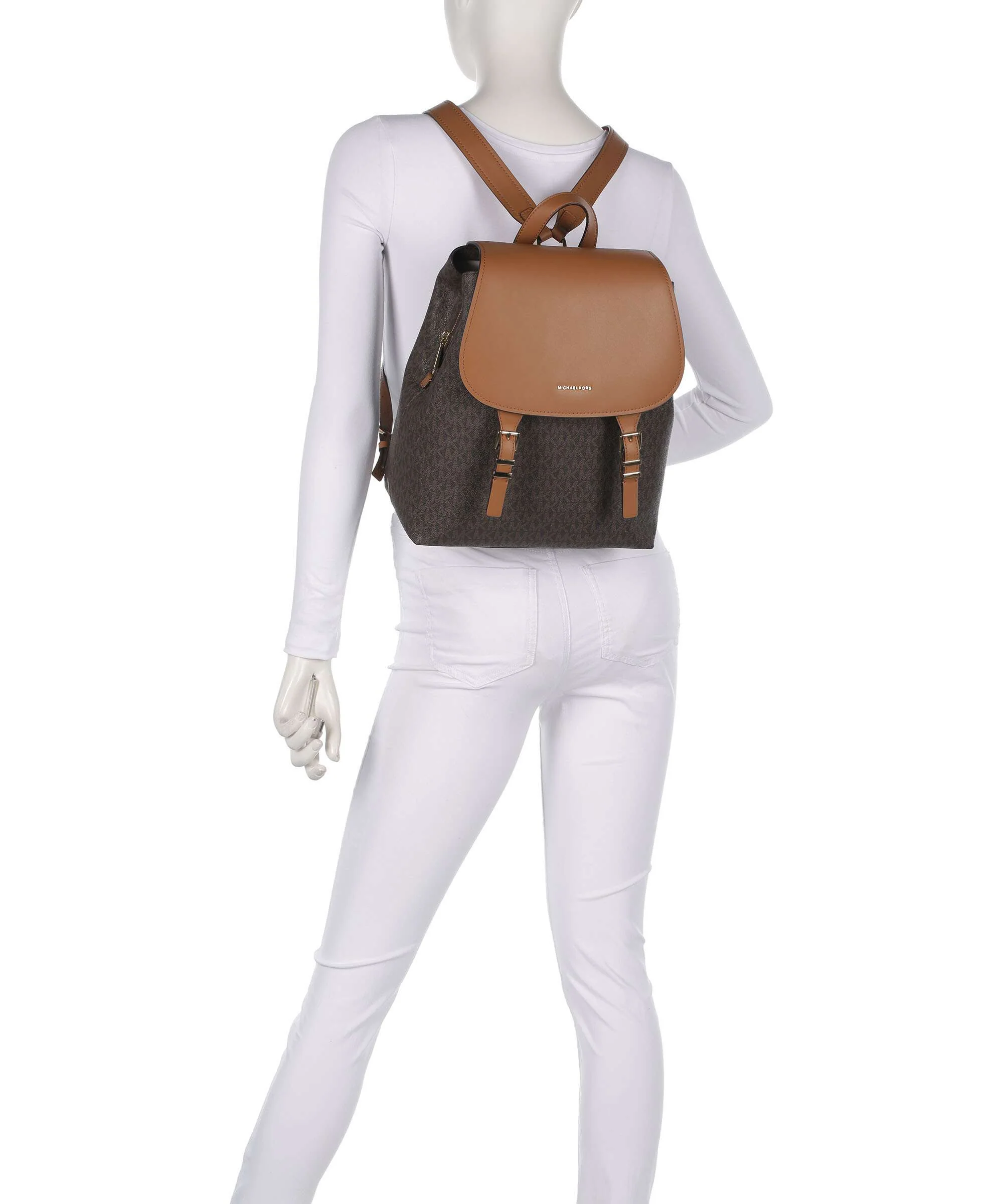 Michael Kors Quinn Medium Backpack brown/acorn - Image 3