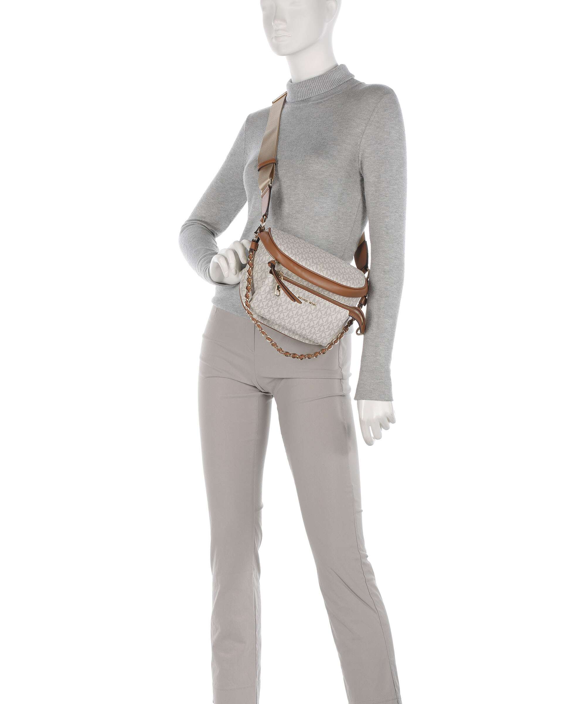 Michael Kors Slater Crossbody bag vanilla/acorn - Image 3