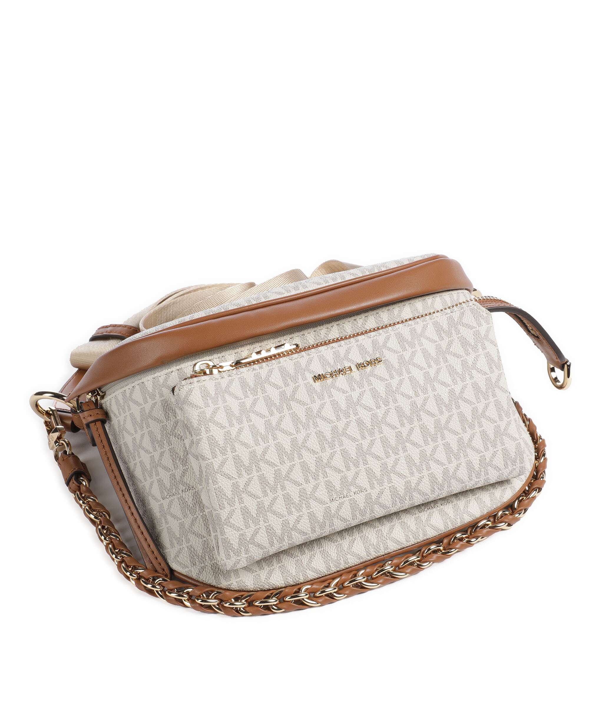 Michael Kors Slater Crossbody bag vanilla/acorn - Image 5