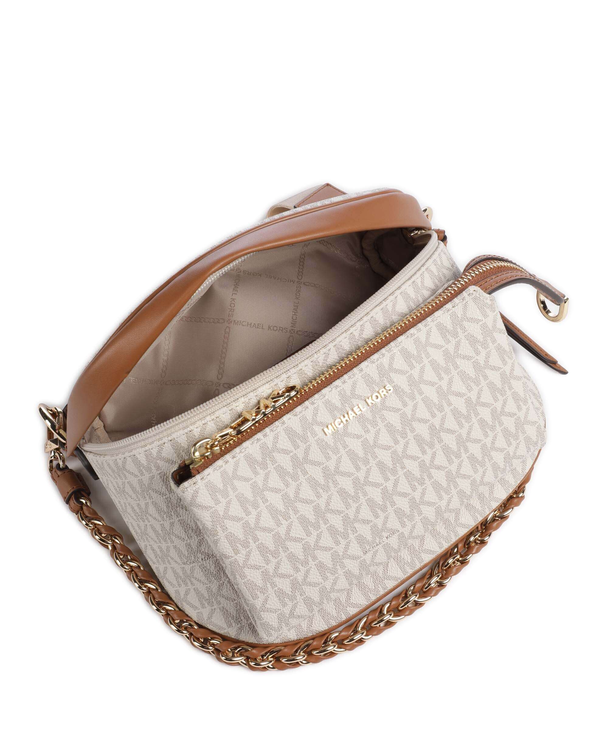 Michael Kors Slater Crossbody bag vanilla/acorn - Image 6