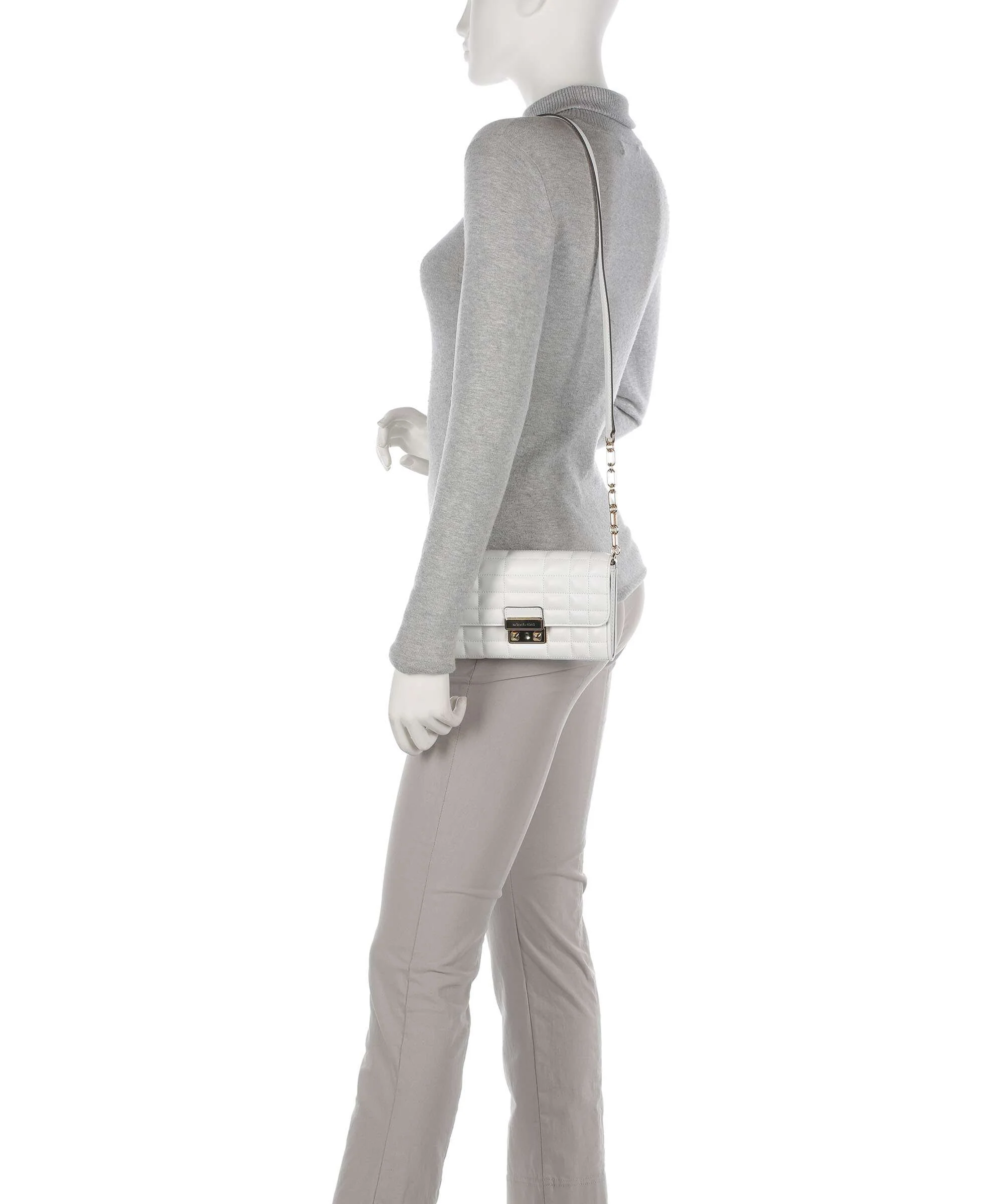 Michael Kors Tribeca Crossbody bag optic white - Image 3
