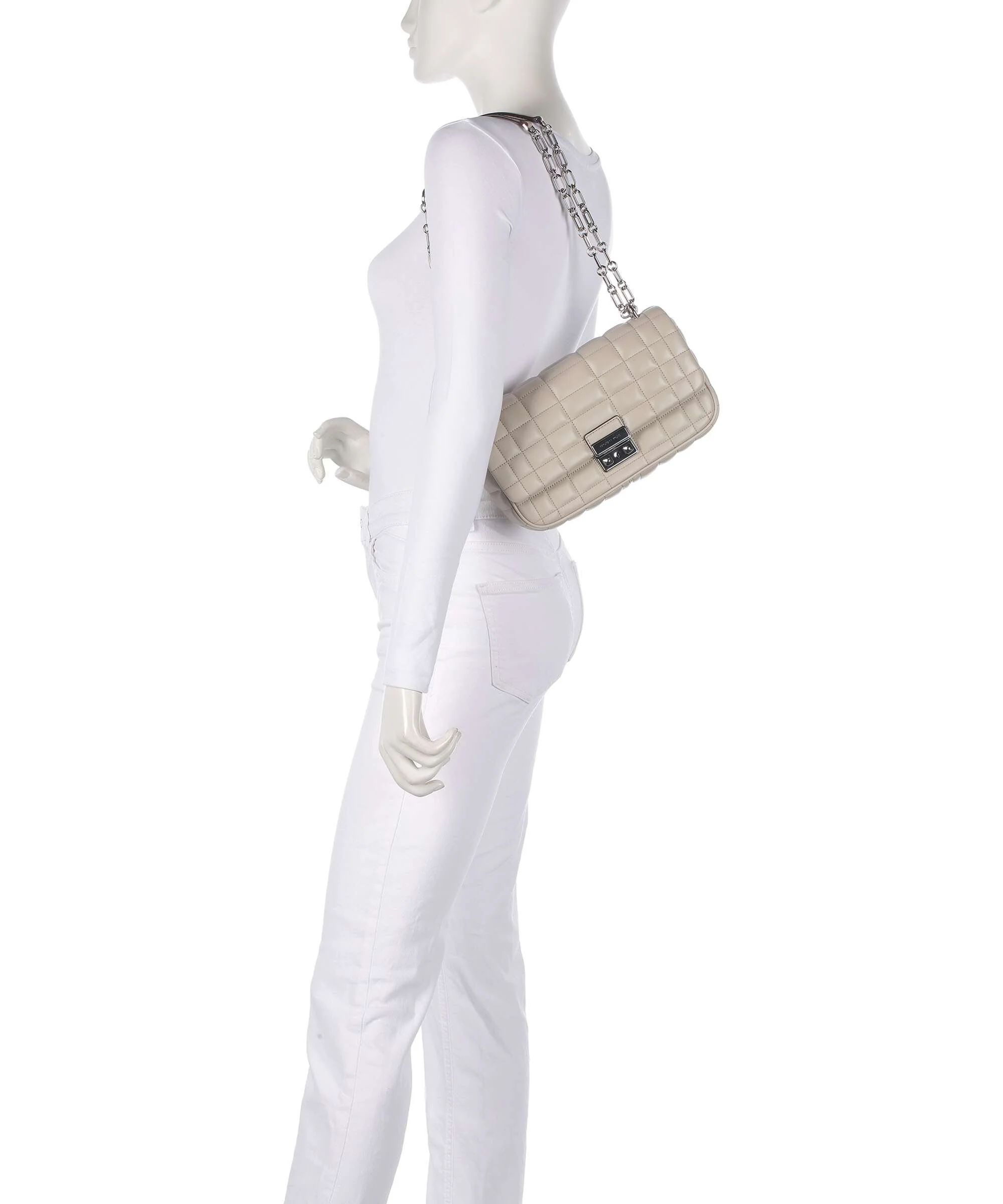 Michael Kors Tribeca Large Shoulder bag light sand - Image 3
