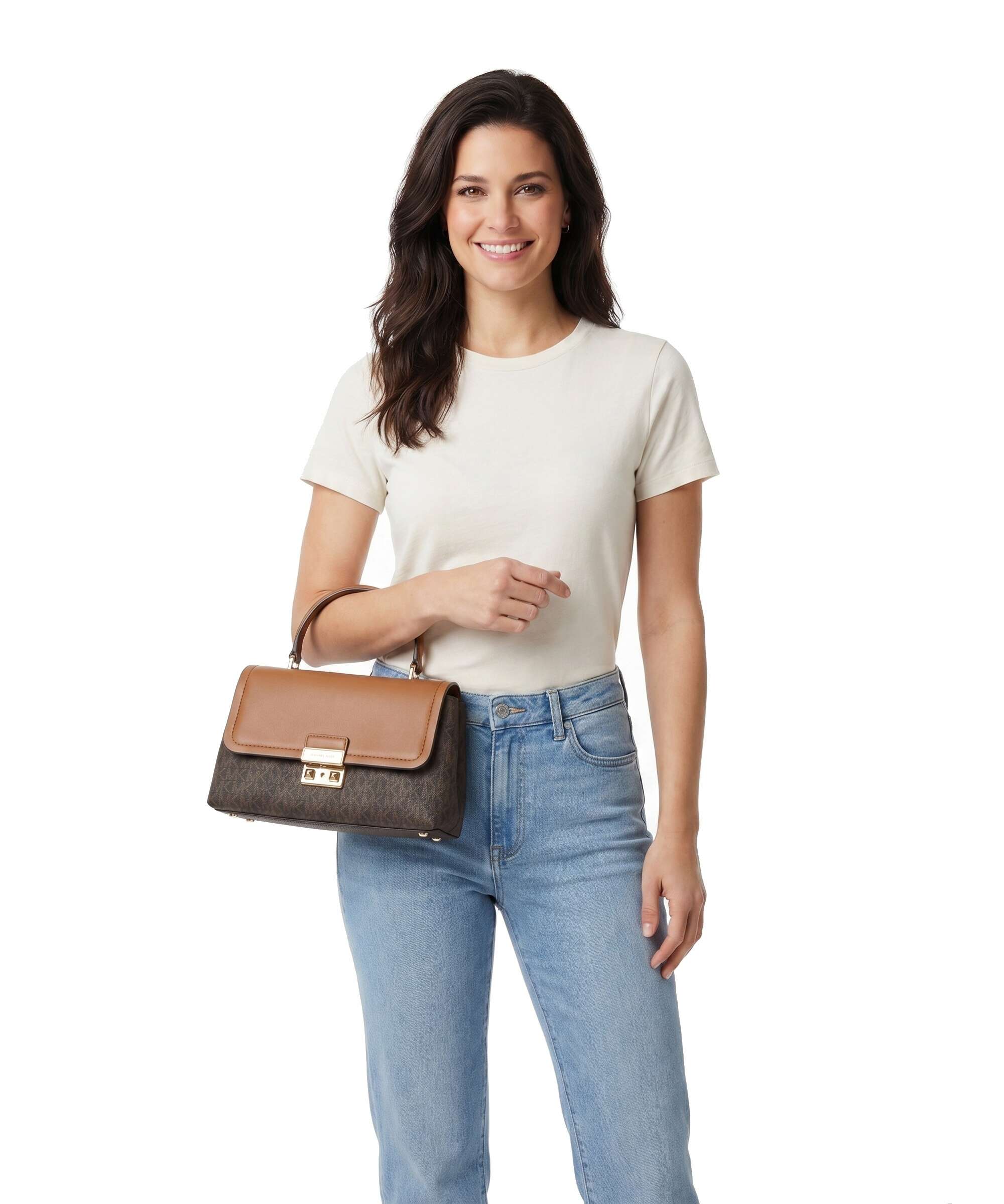 Michael Kors Tribeca Medium Handbag brown/acorn - Image 3