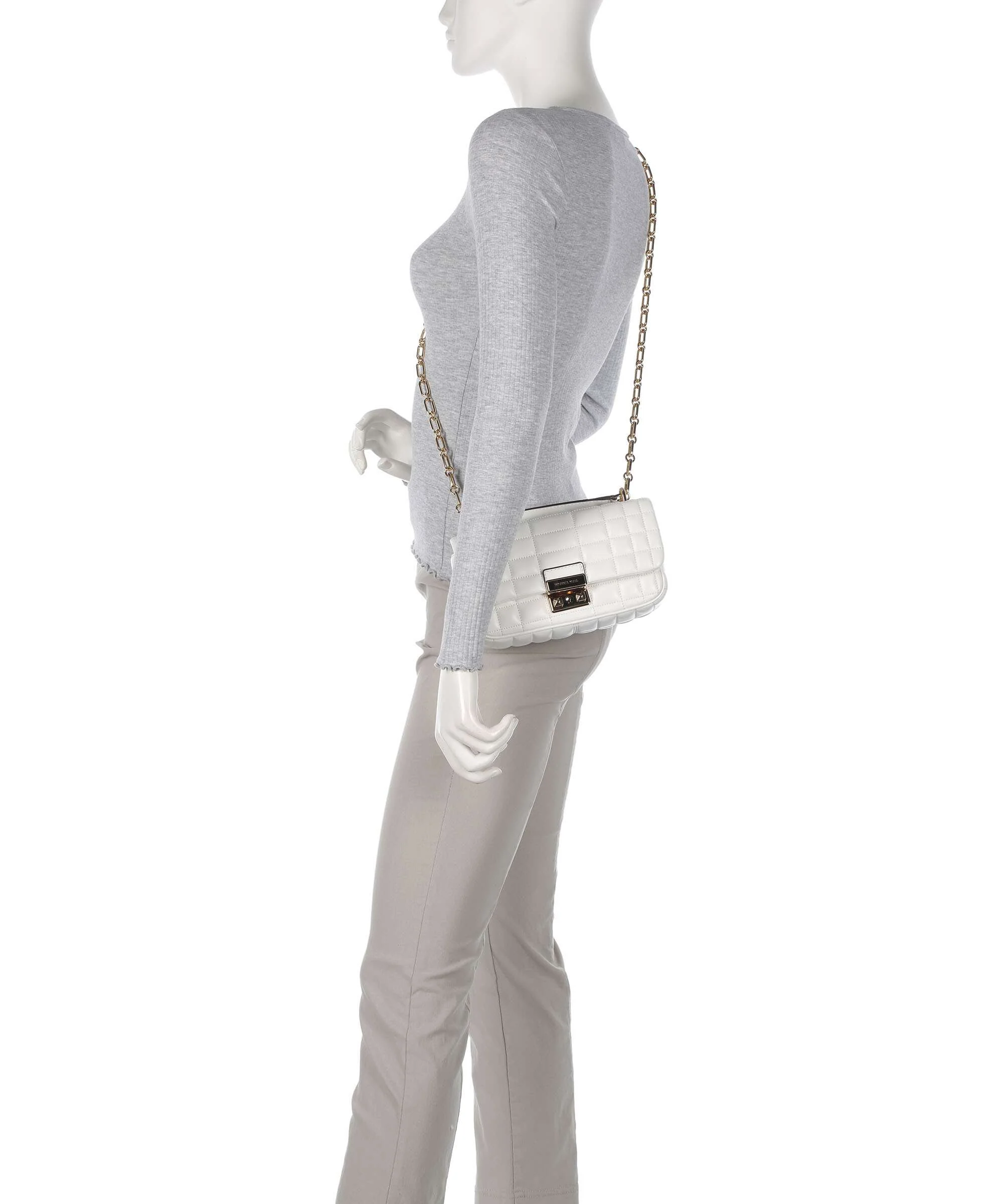 Michael Kors Tribeca Shoulder bag optic white - Image 4