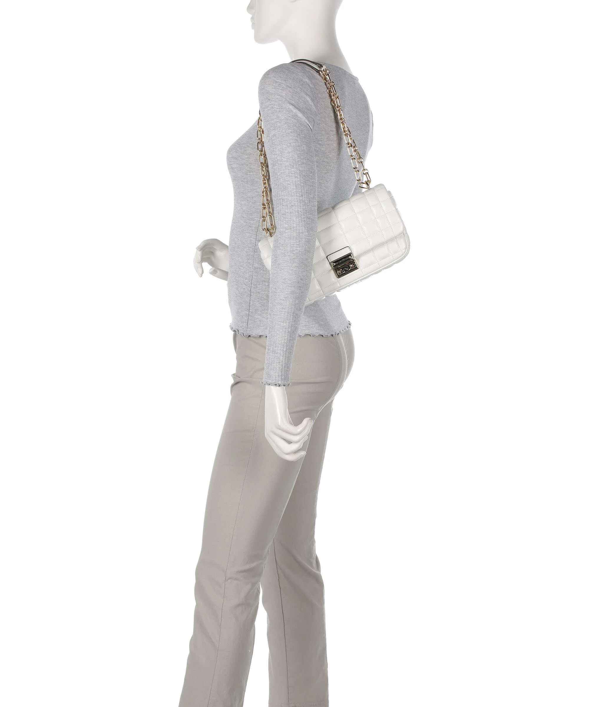 Michael Kors Tribeca Shoulder bag optic white - Image 3
