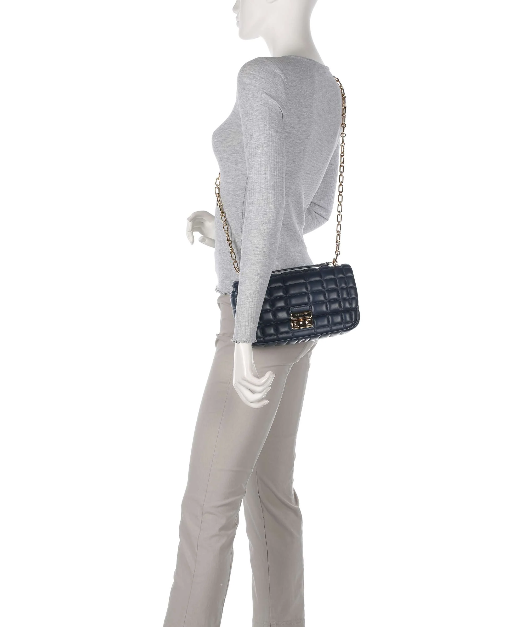 Michael Kors Tribeca Shoulder bag navy - Image 4