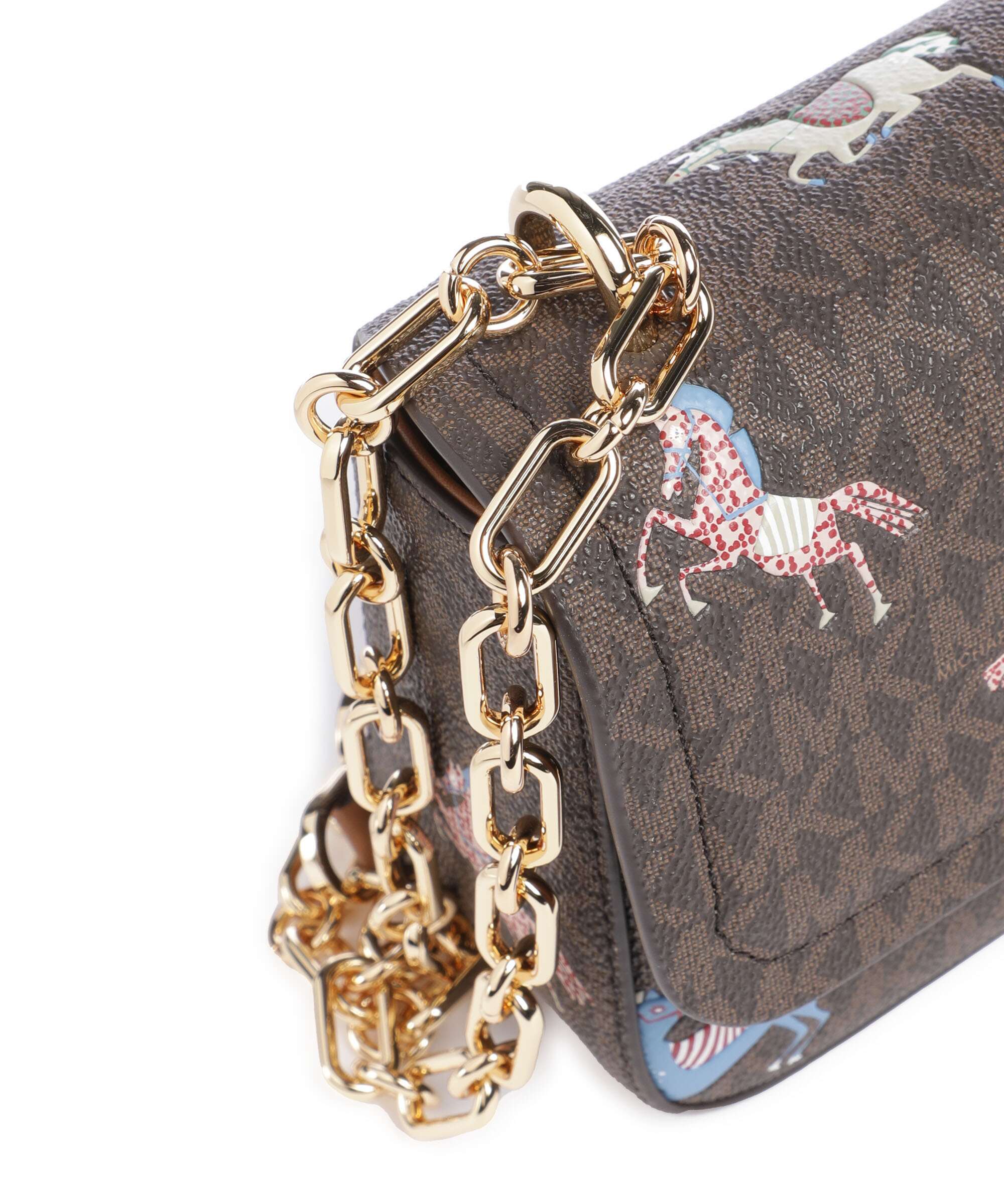 Michael Kors Tribeca Small Shoulder bag brown/acorn - Image 5