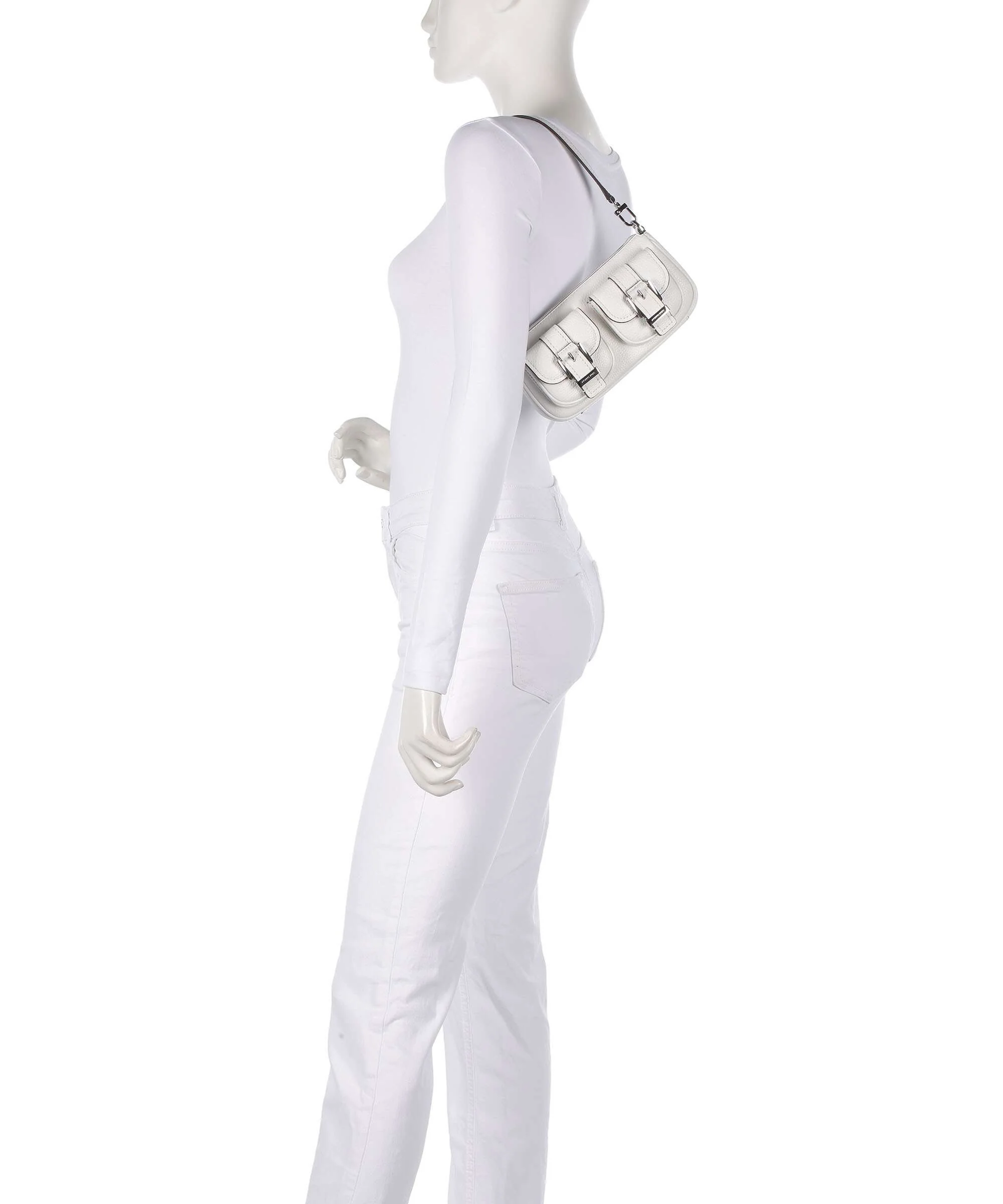 Michael Kors Zoe Small Shoulder bag optic white - Image 3