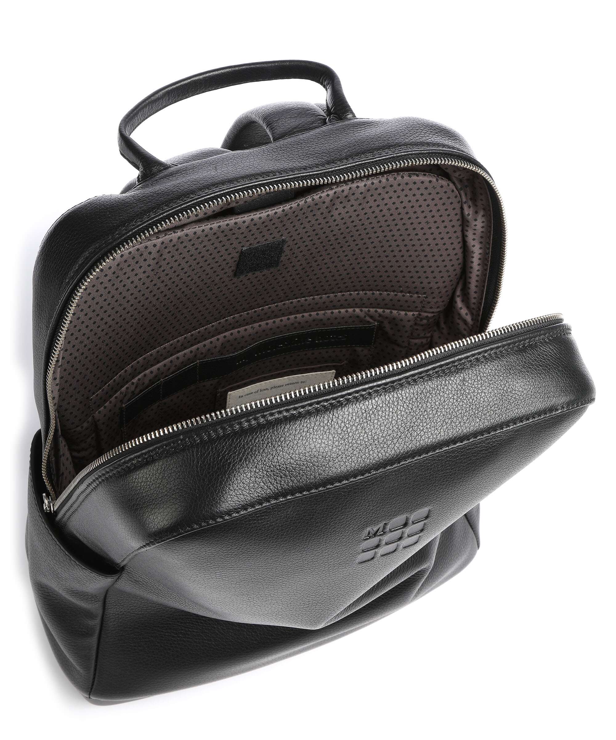Moleskine Classic Leather Backpack schwarz - Image 6