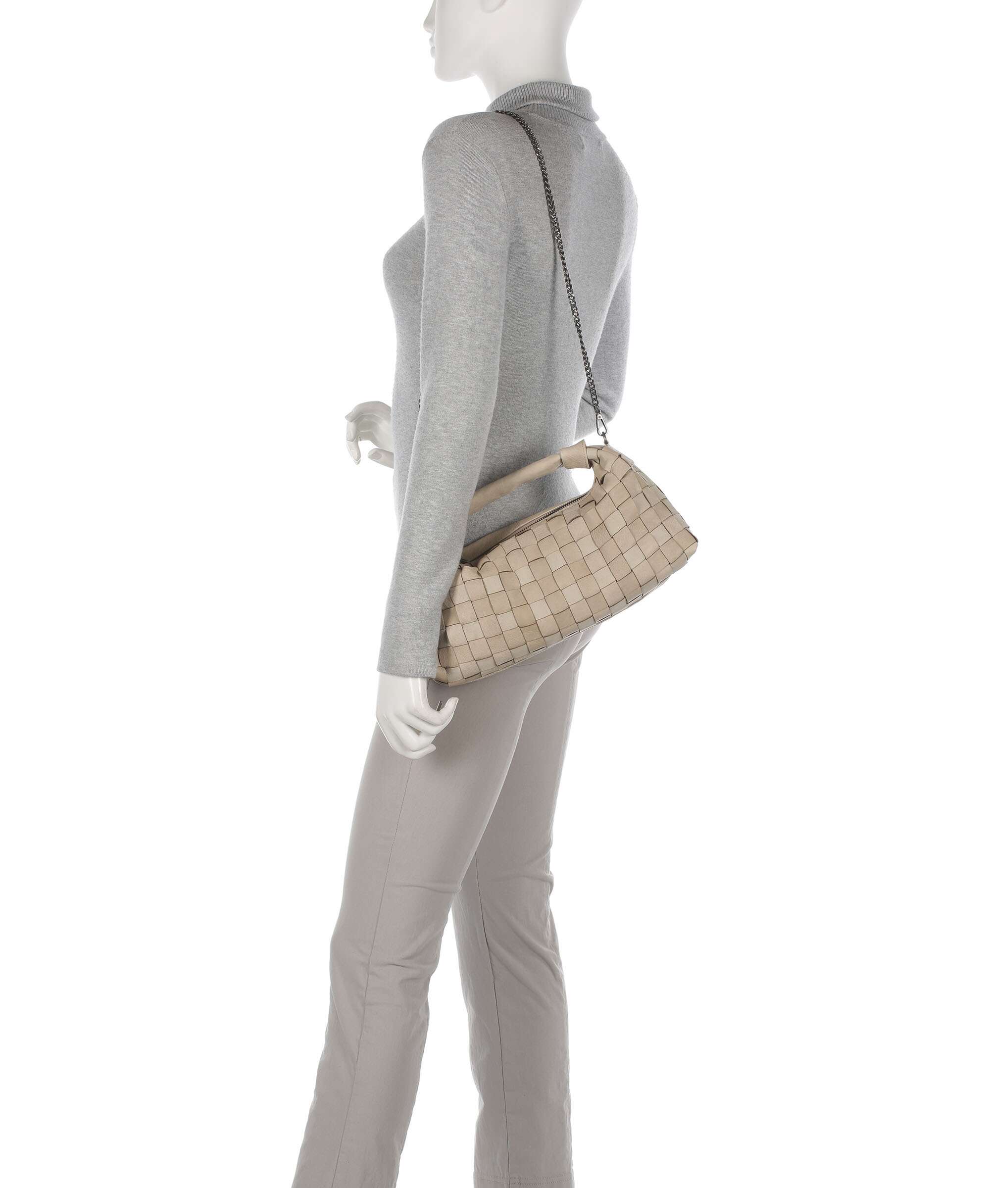 Núnoo Braided Dandy Handbag beige - Image 3