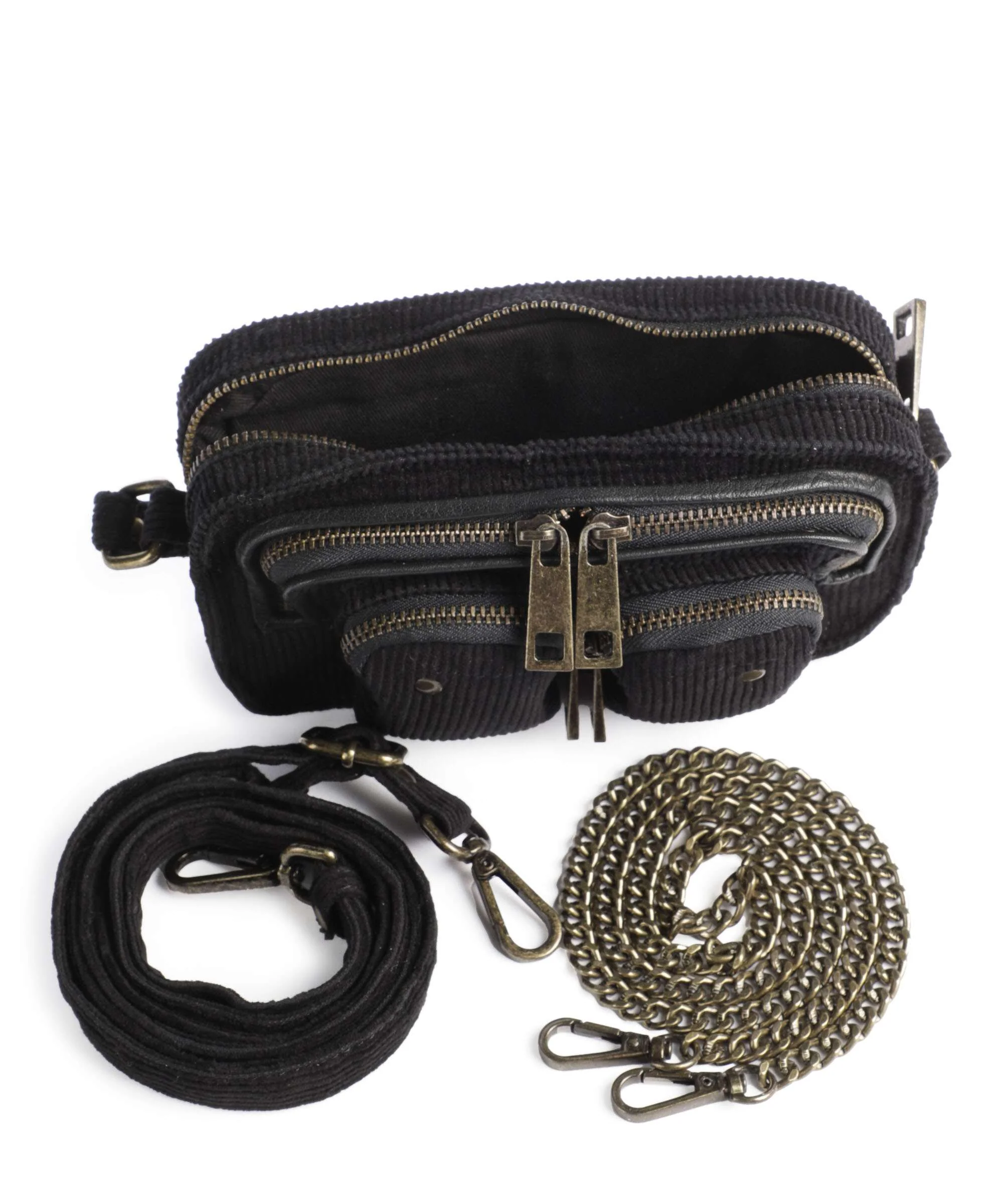 Núnoo Corduroy Helena Crossbody bag black - Image 5