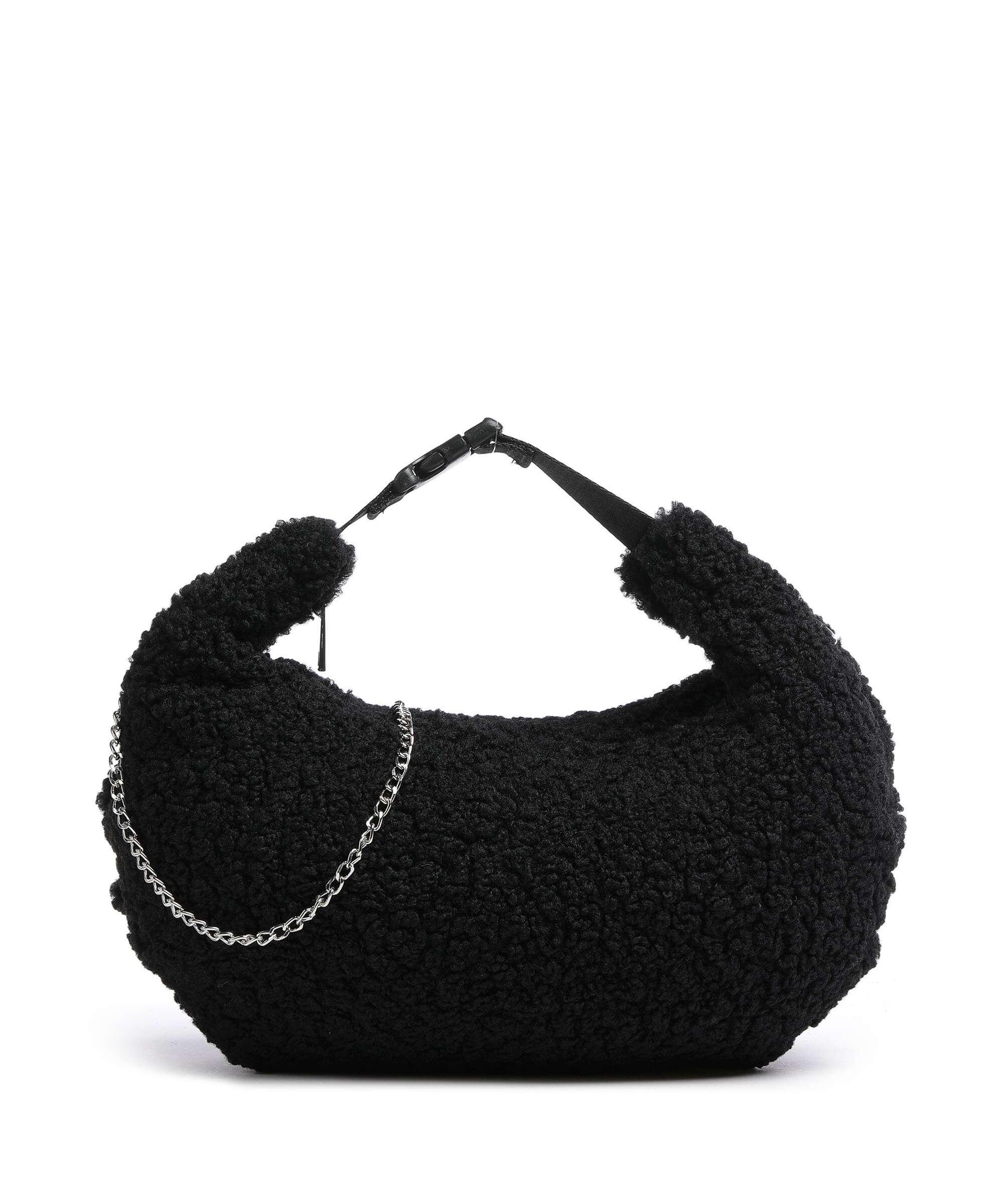 NĂșnoo Curls Dagmar Hobo bag black