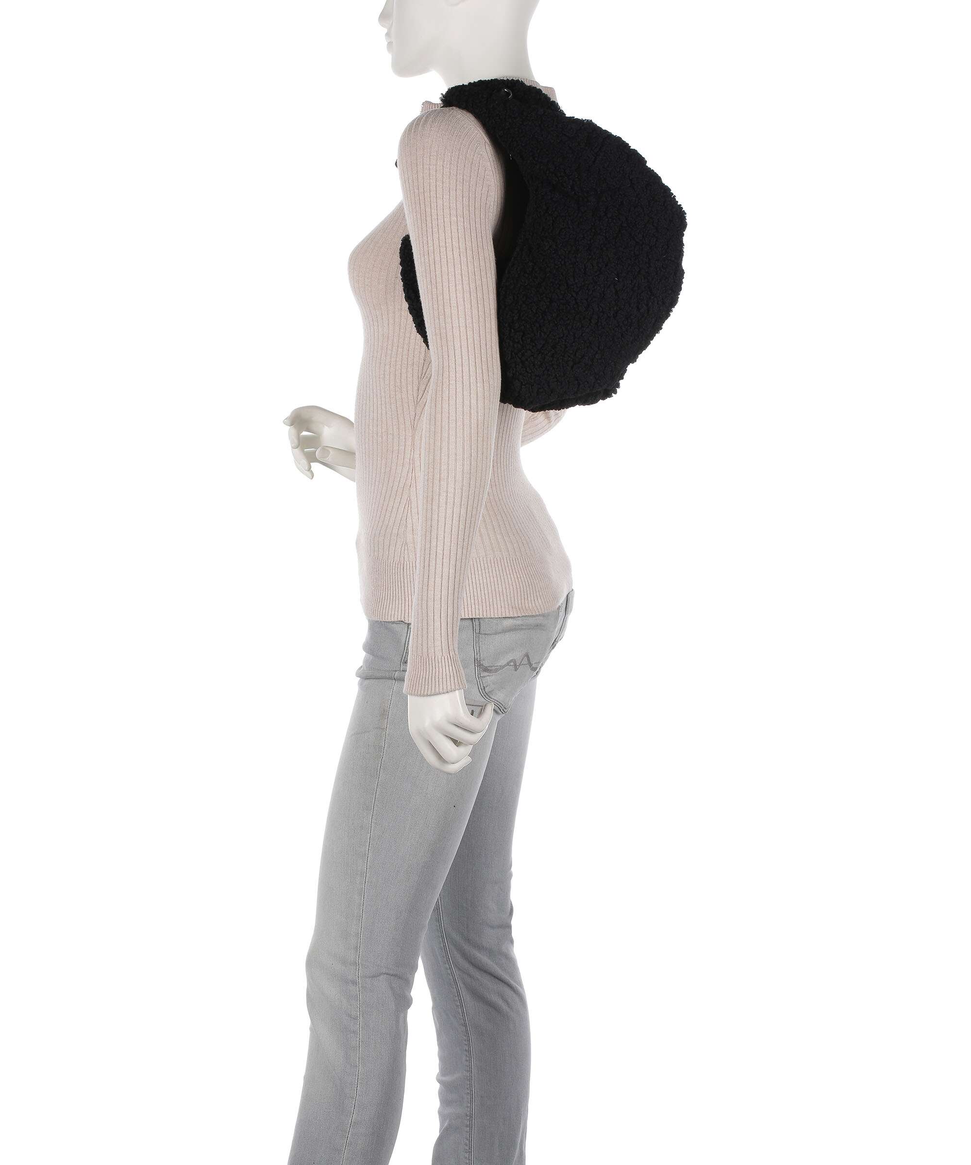 NĂșnoo Curls Dagmar Hobo bag black - Image 3