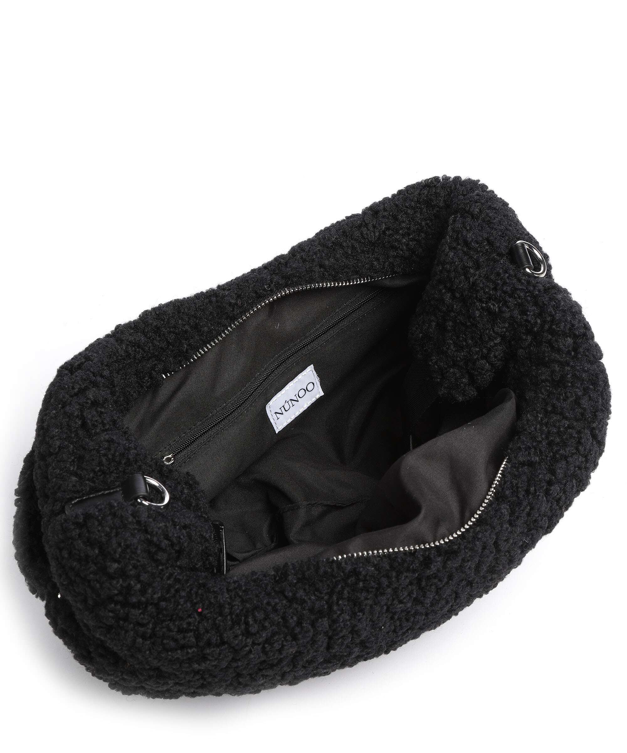 NĂșnoo Curls Dagmar Hobo bag black - Image 5