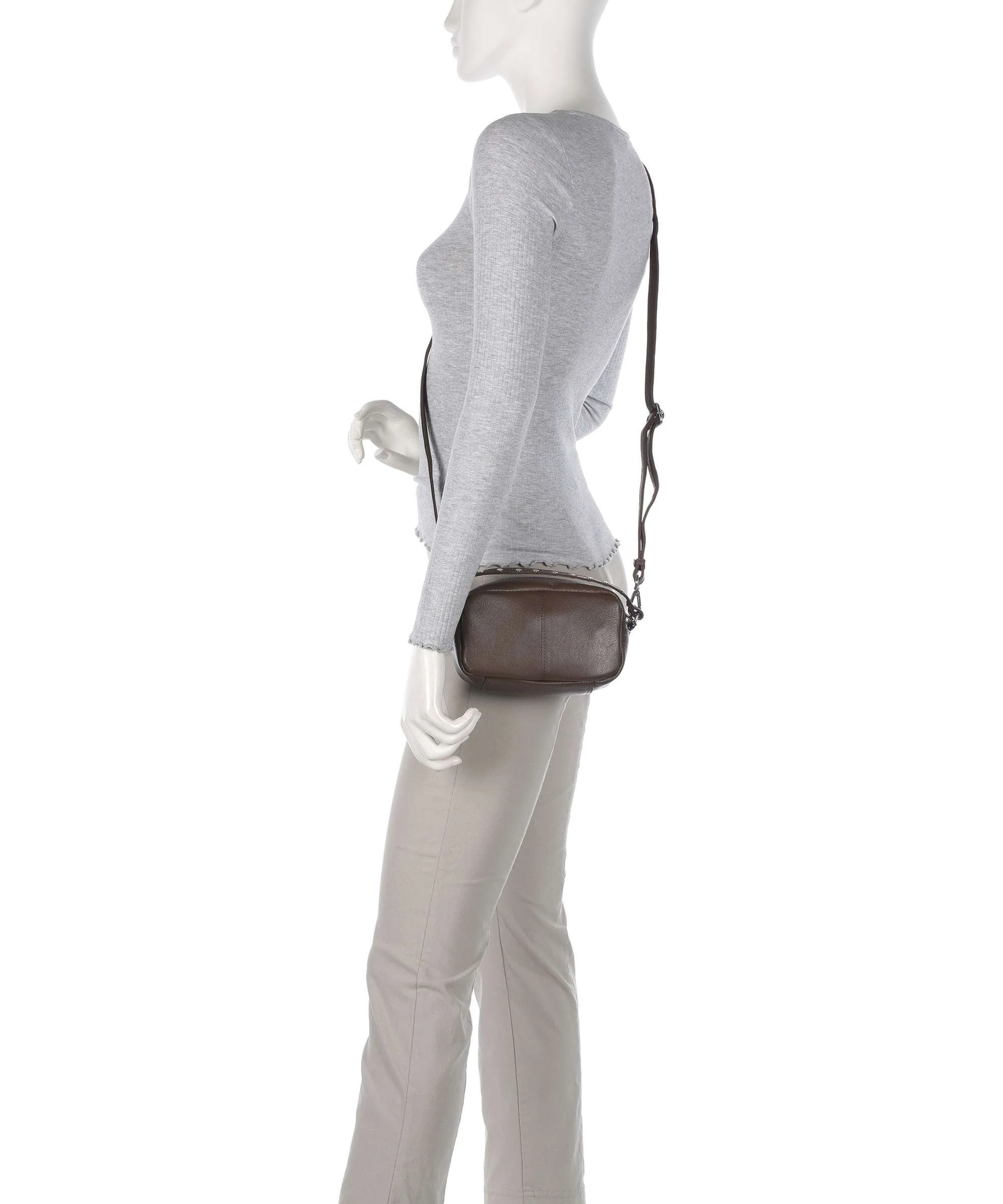 Núnoo Mountain Lyra Crossbody bag dark brown - Image 3