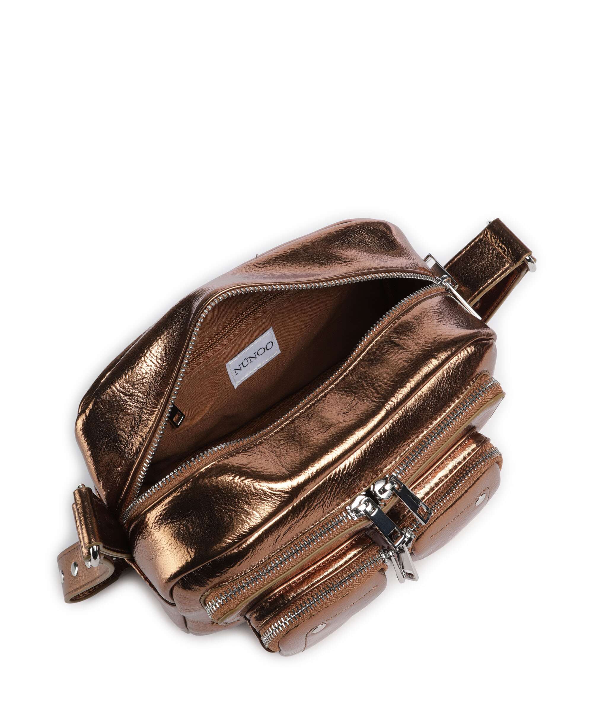 Núnoo Recycled Cool Ellie Shoulder bag bronze - Image 7