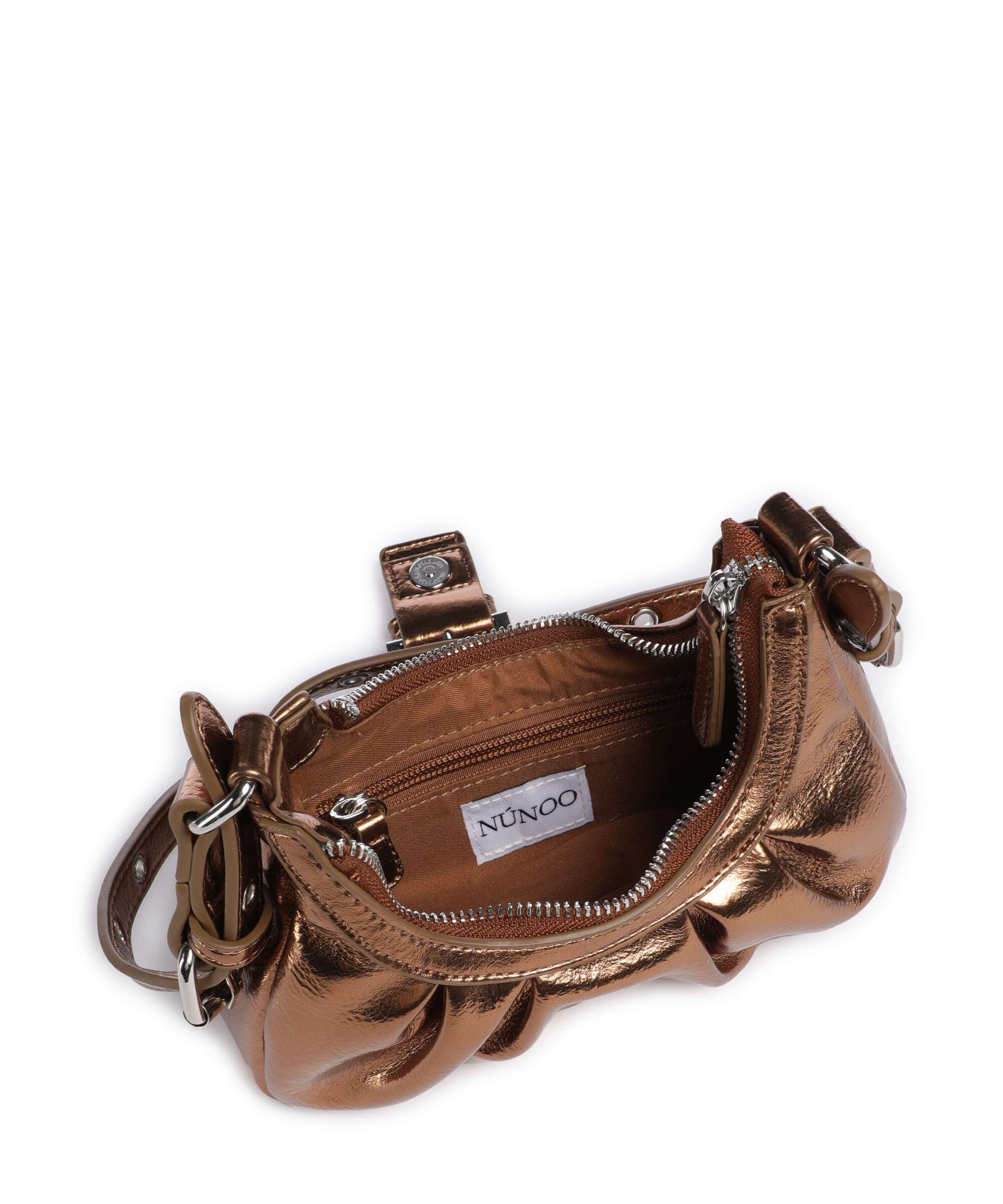 Núnoo Recycled Cool Palma Crossbody bag bronze - Image 6