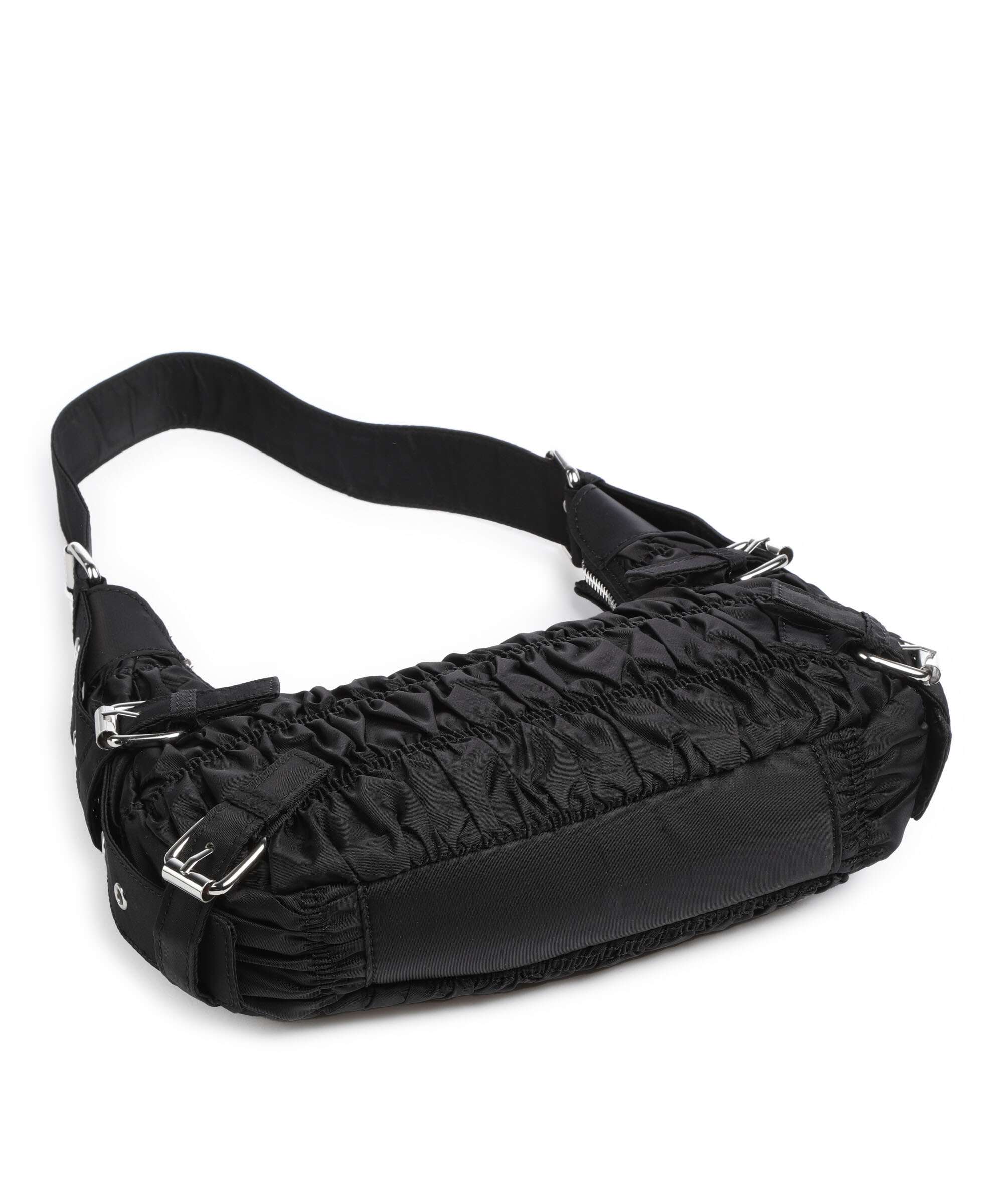 Núnoo Recycled Nylon Alaska Hobo bag black - Image 5
