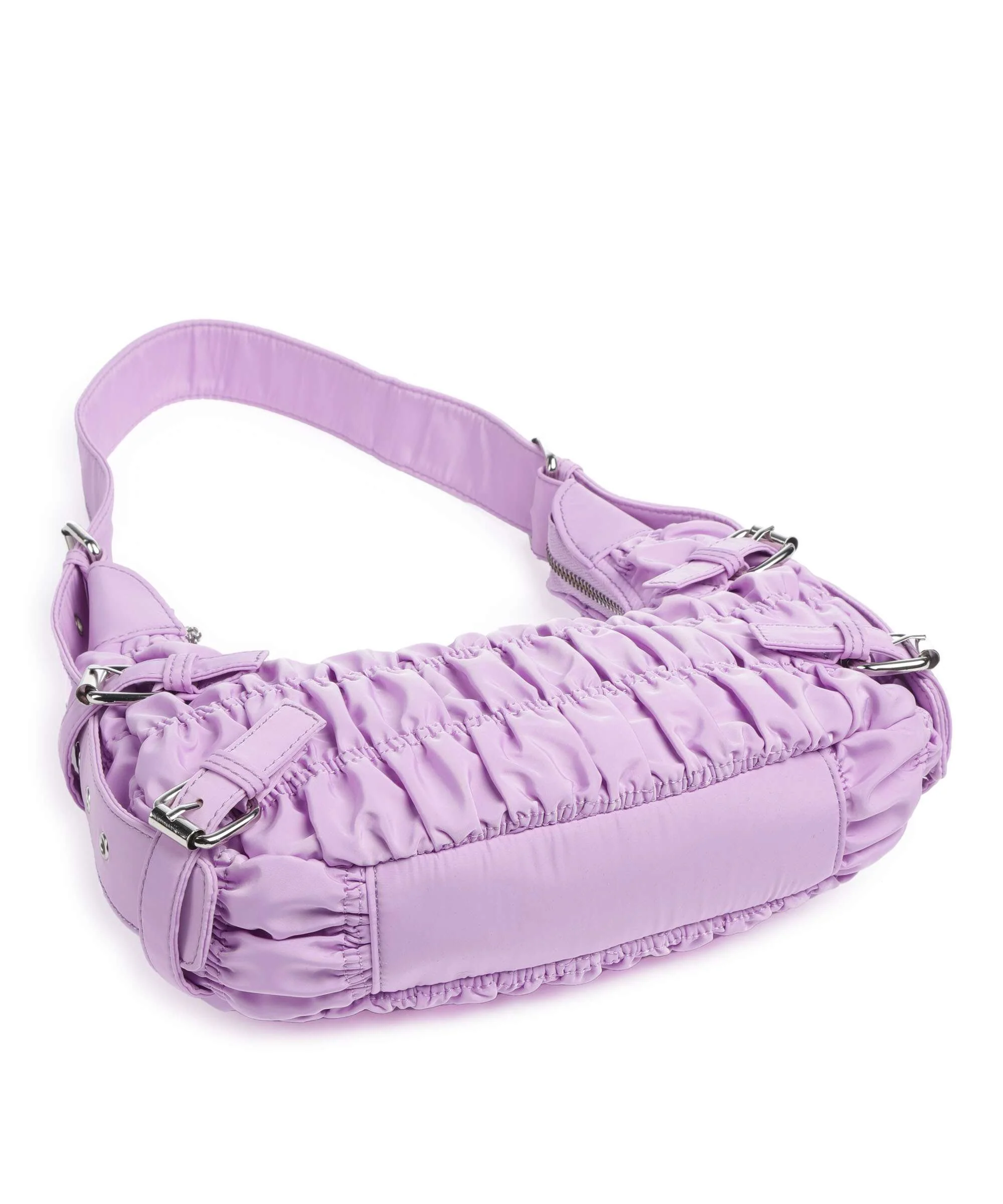 Núnoo Recycled Nylon Alaska Hobo bag purple - Image 5