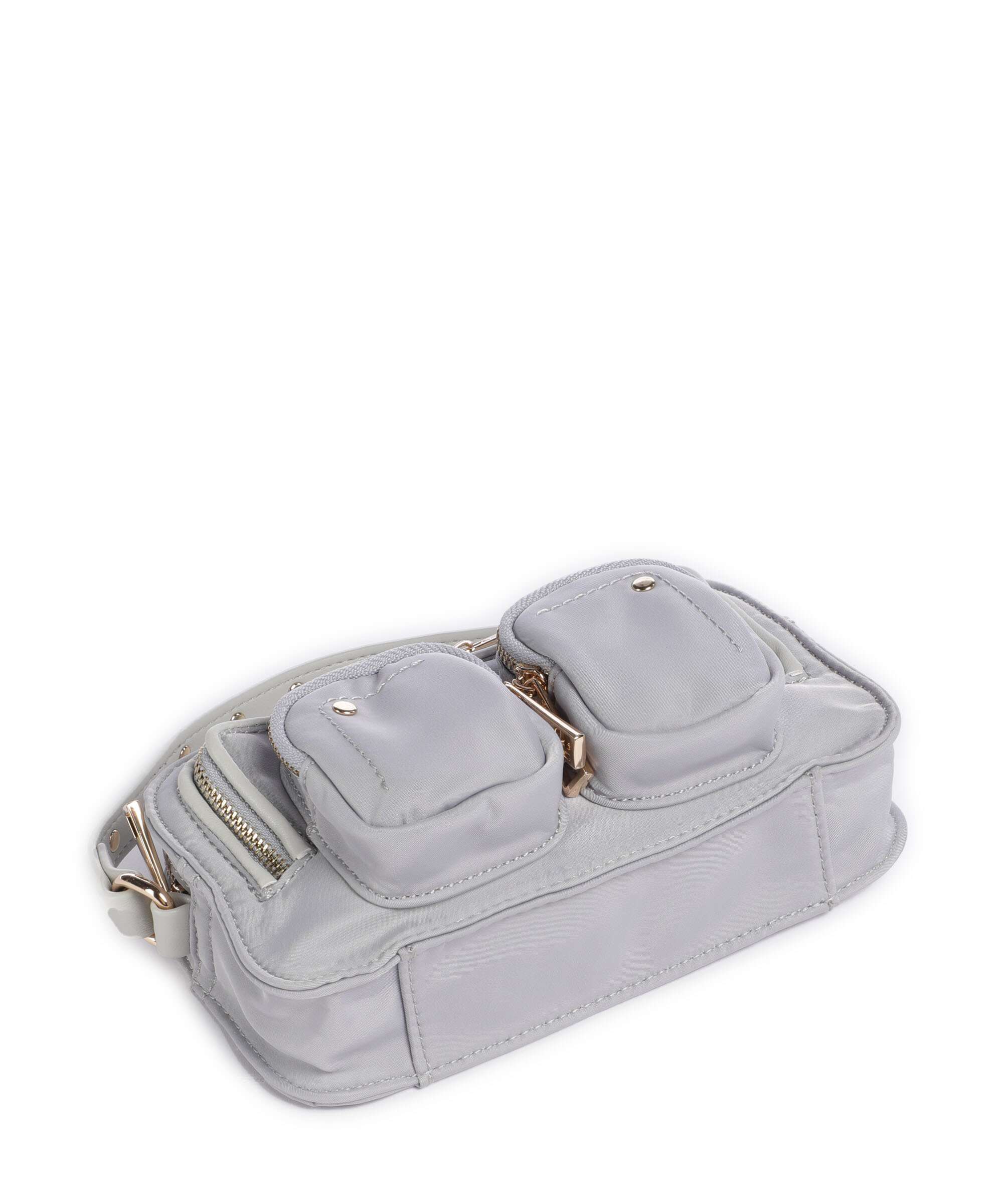 Núnoo Recycled Nylon Helena Crossbody bag light grey - Image 5
