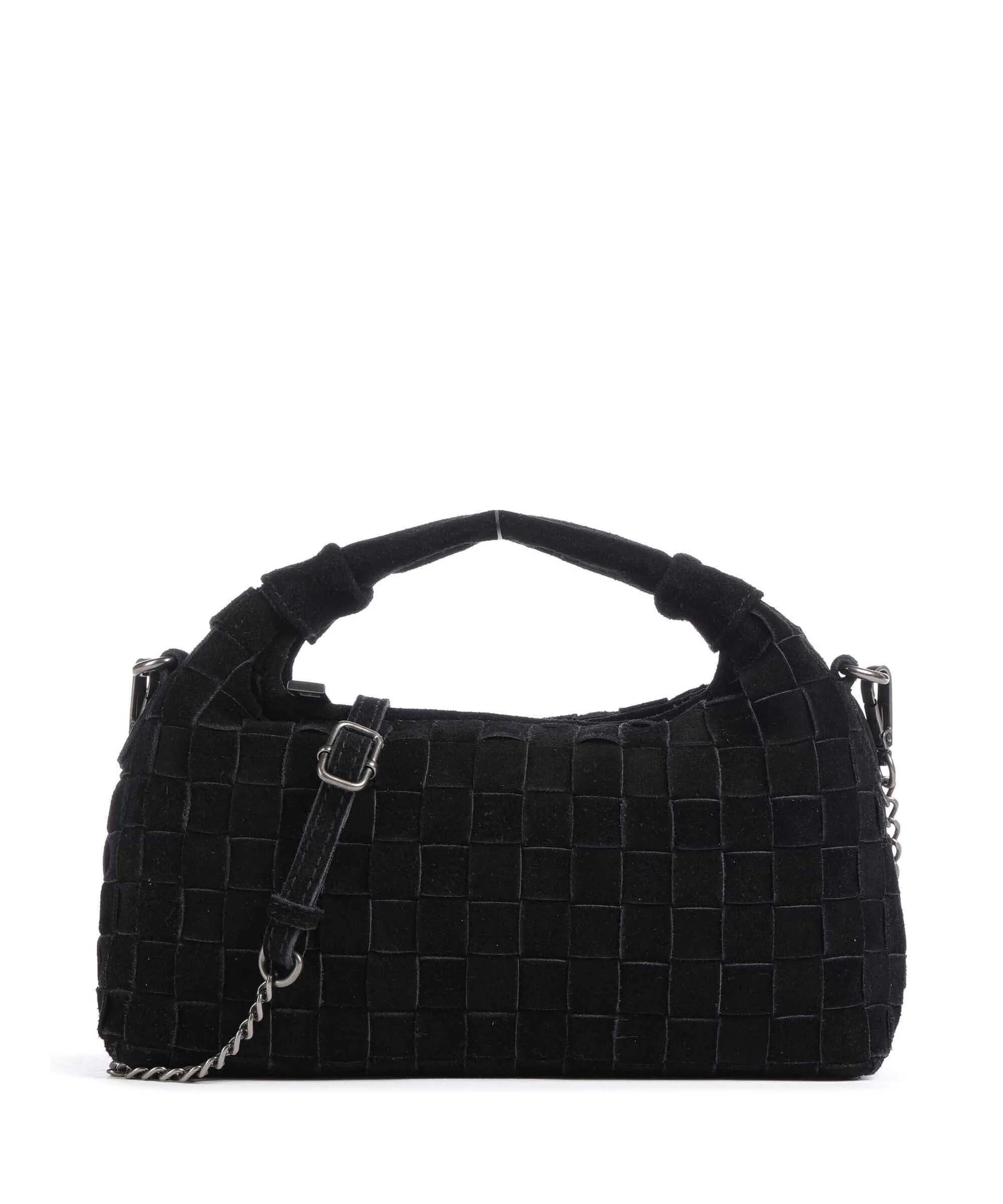 NĂșnoo Suede Dandy Crossbody bag black