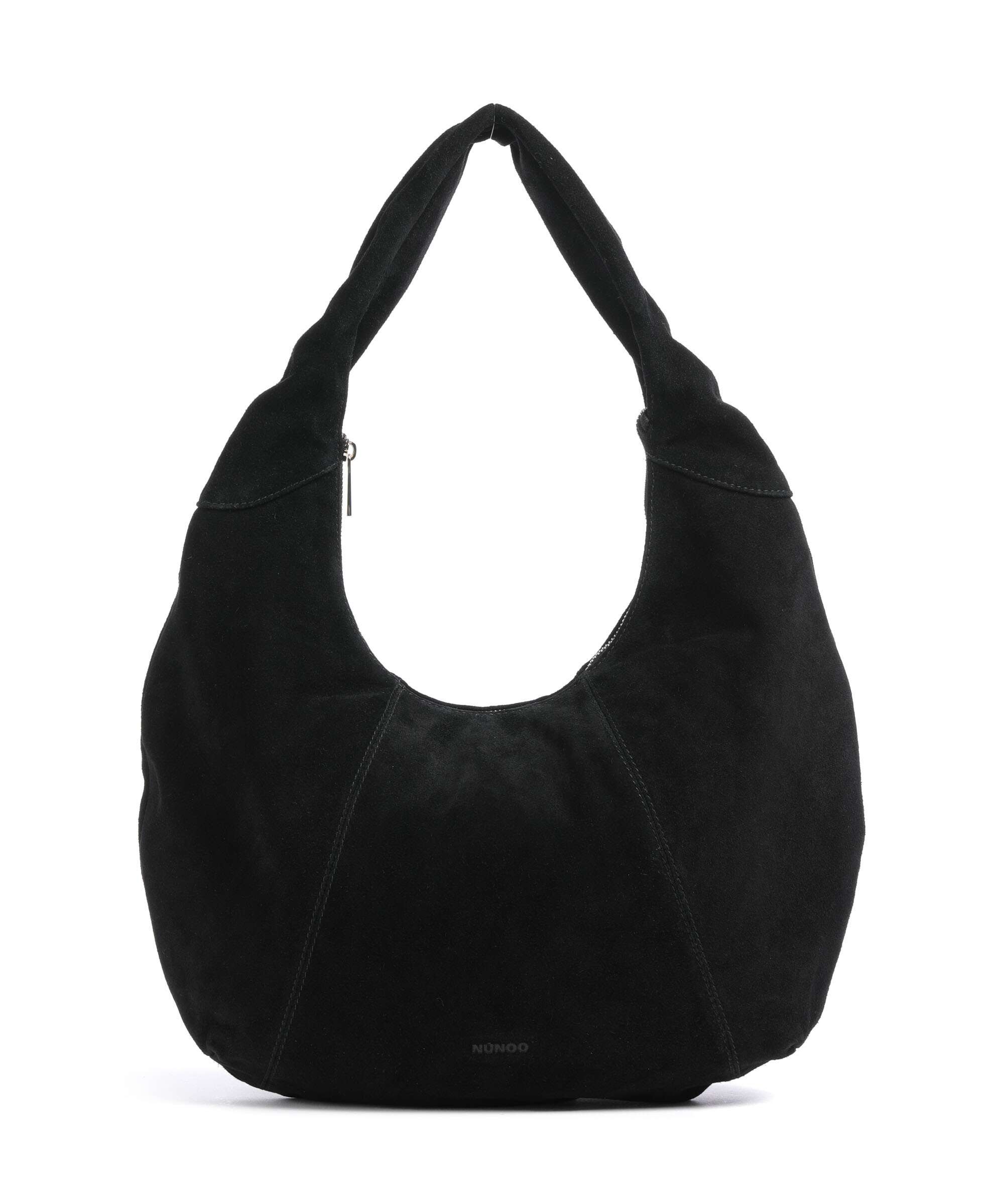 NĂșnoo Suede Gabi Hobo bag black