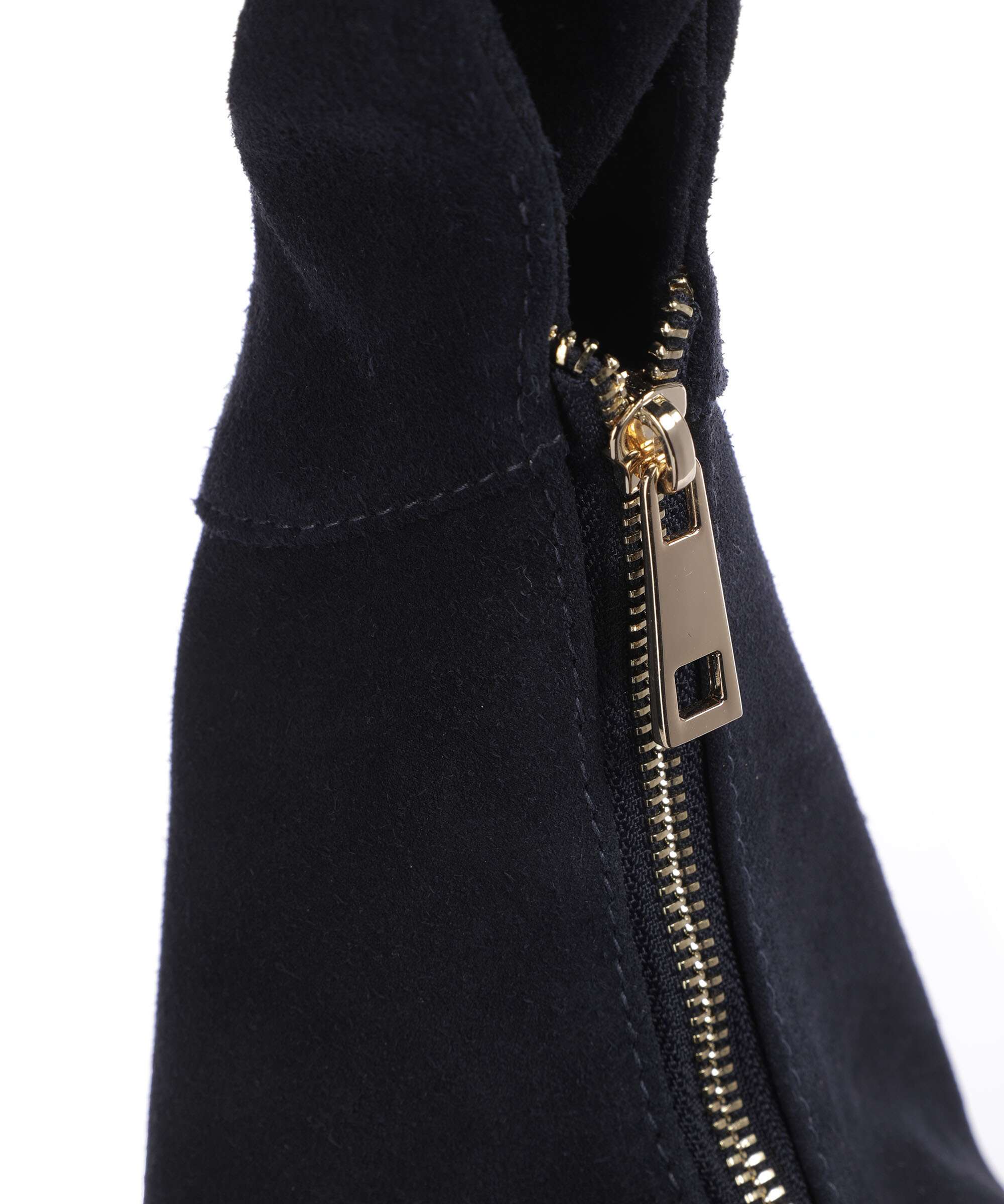 Núnoo Suede Gabi Hobo bag navy - Image 4
