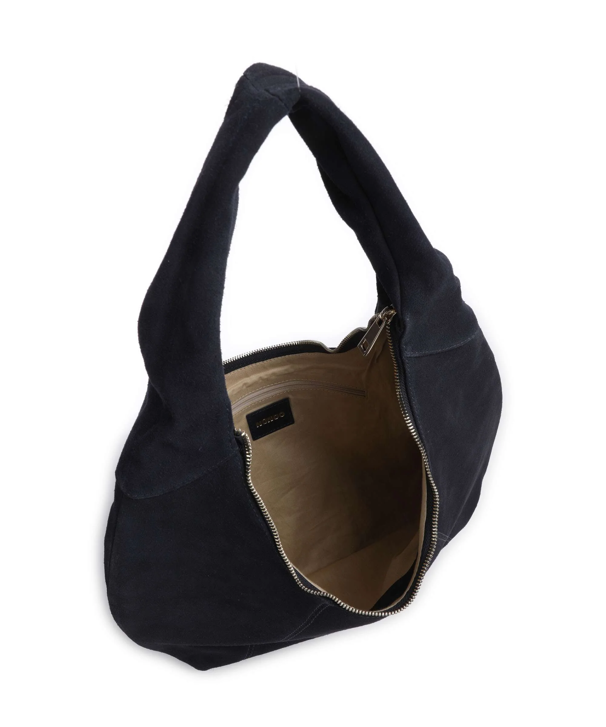 Núnoo Suede Gabi Hobo bag navy - Image 6