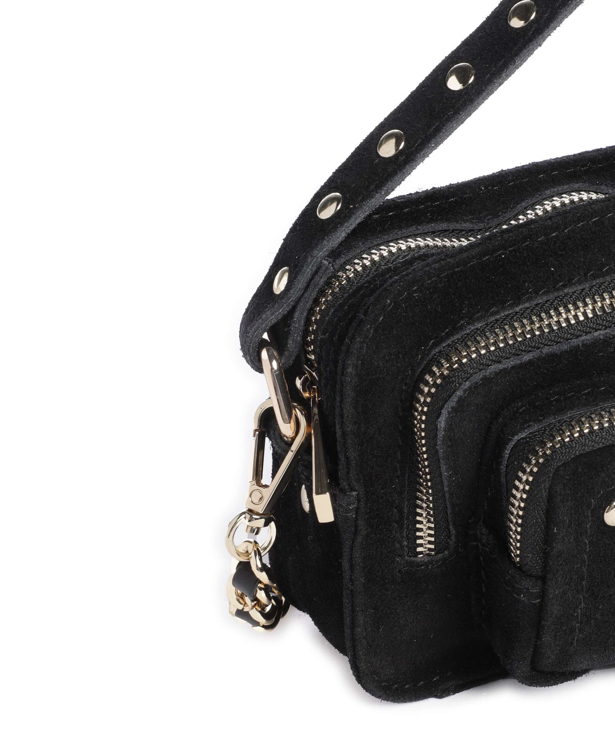 Núnoo Suede Helena Crossbody bag black - Image 4