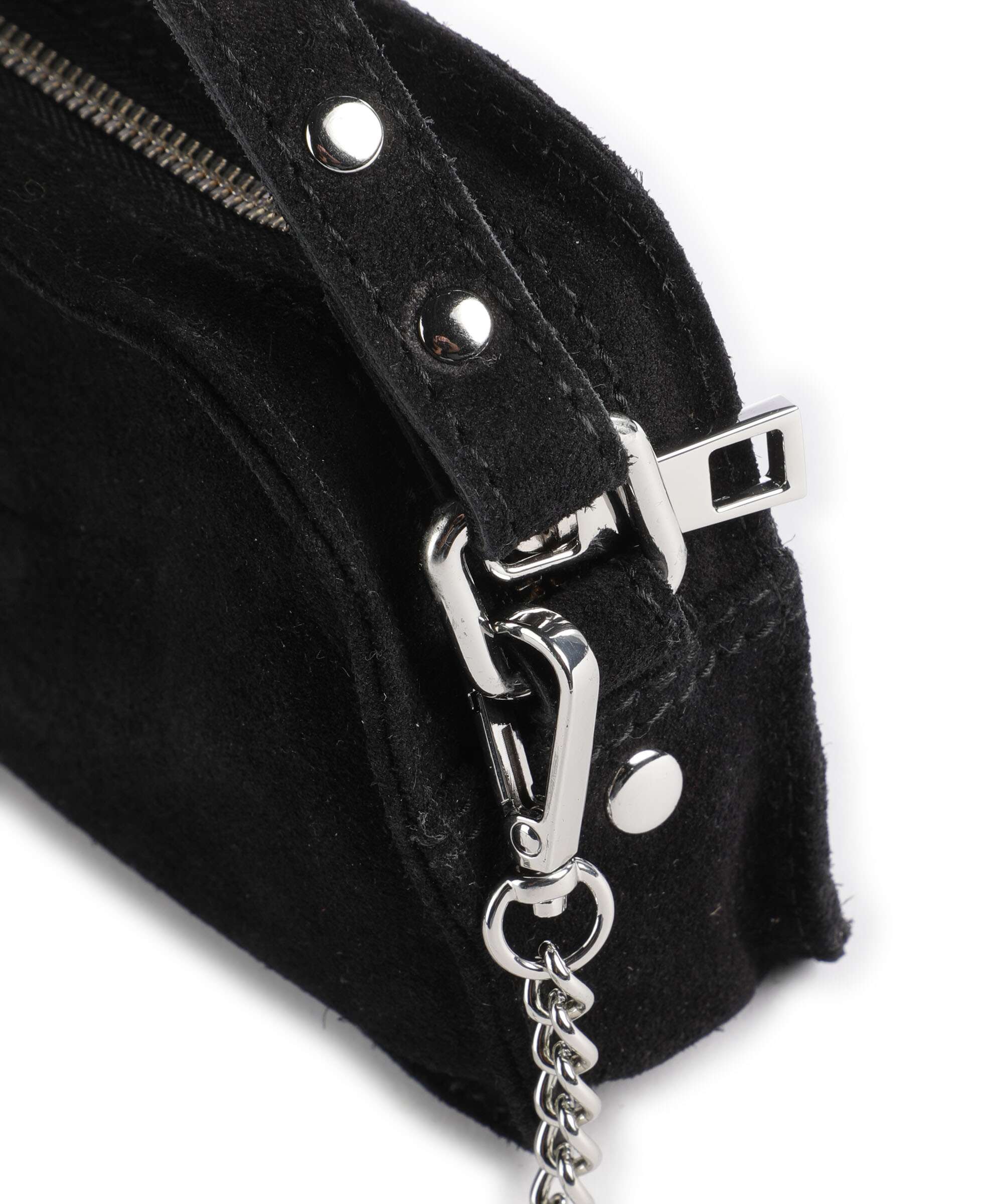 Núnoo Suede Helena Crossbody bag black - Image 4