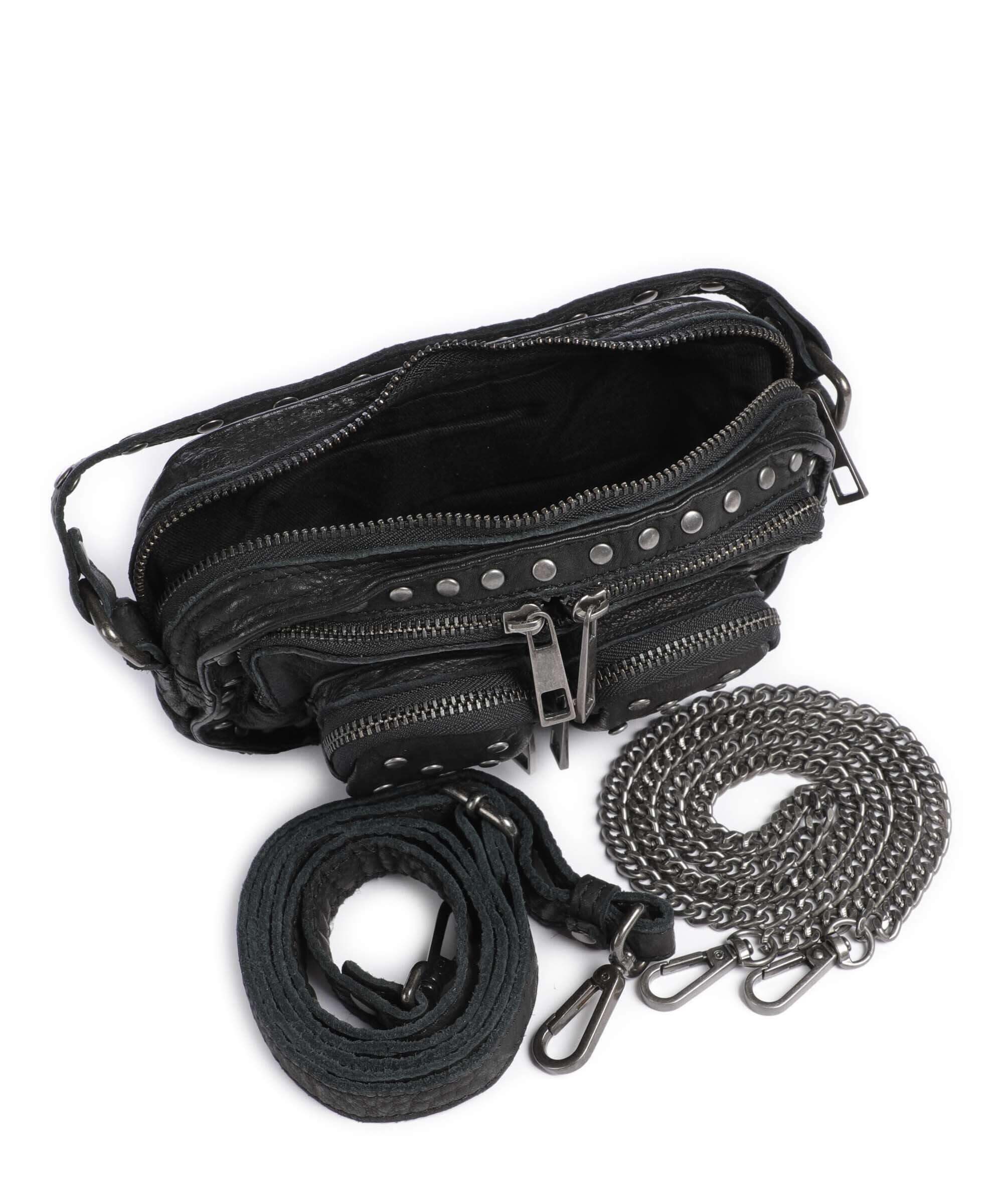 NĂșnoo Washed Helena Crossbody bag black - Image 6