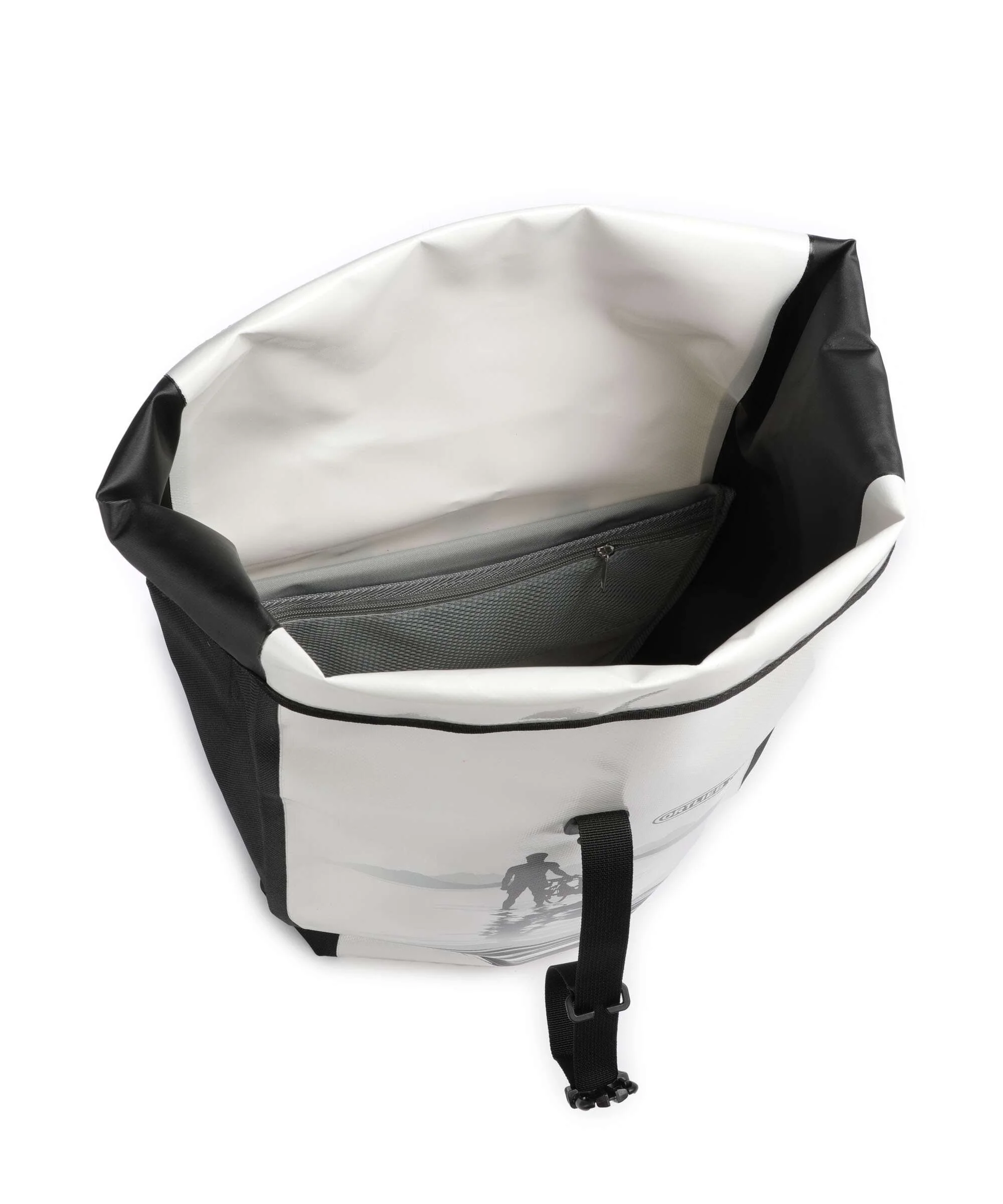 Ortlieb Back-Roller Design QL2.1 Bike pannier white/black - Image 4