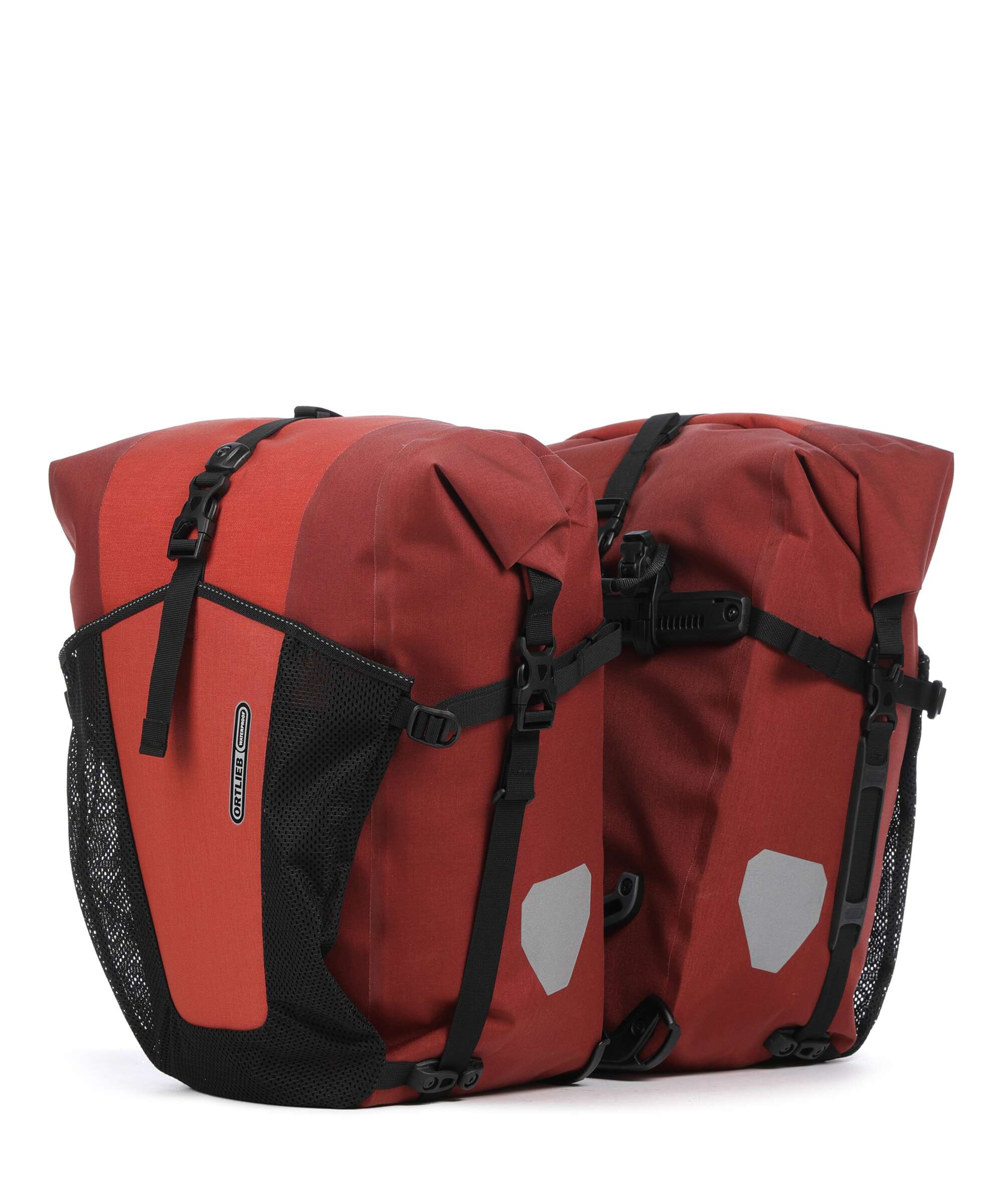 Ortlieb Back-Roller XL Plus 70+8 Bike pannier salsa/dark chili - Image 2