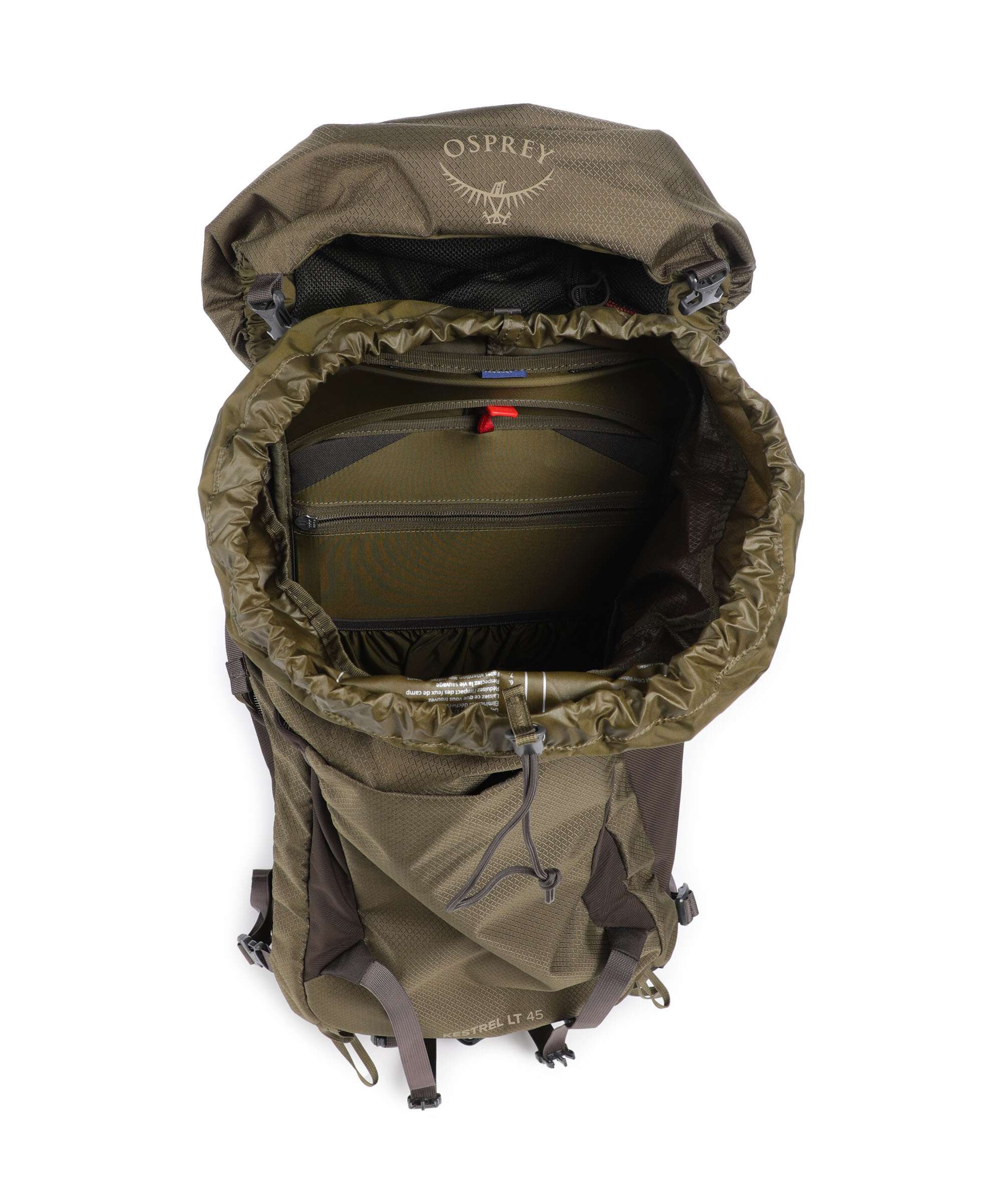 Osprey Kestrel 45 Hiking backpack moss green - Image 6