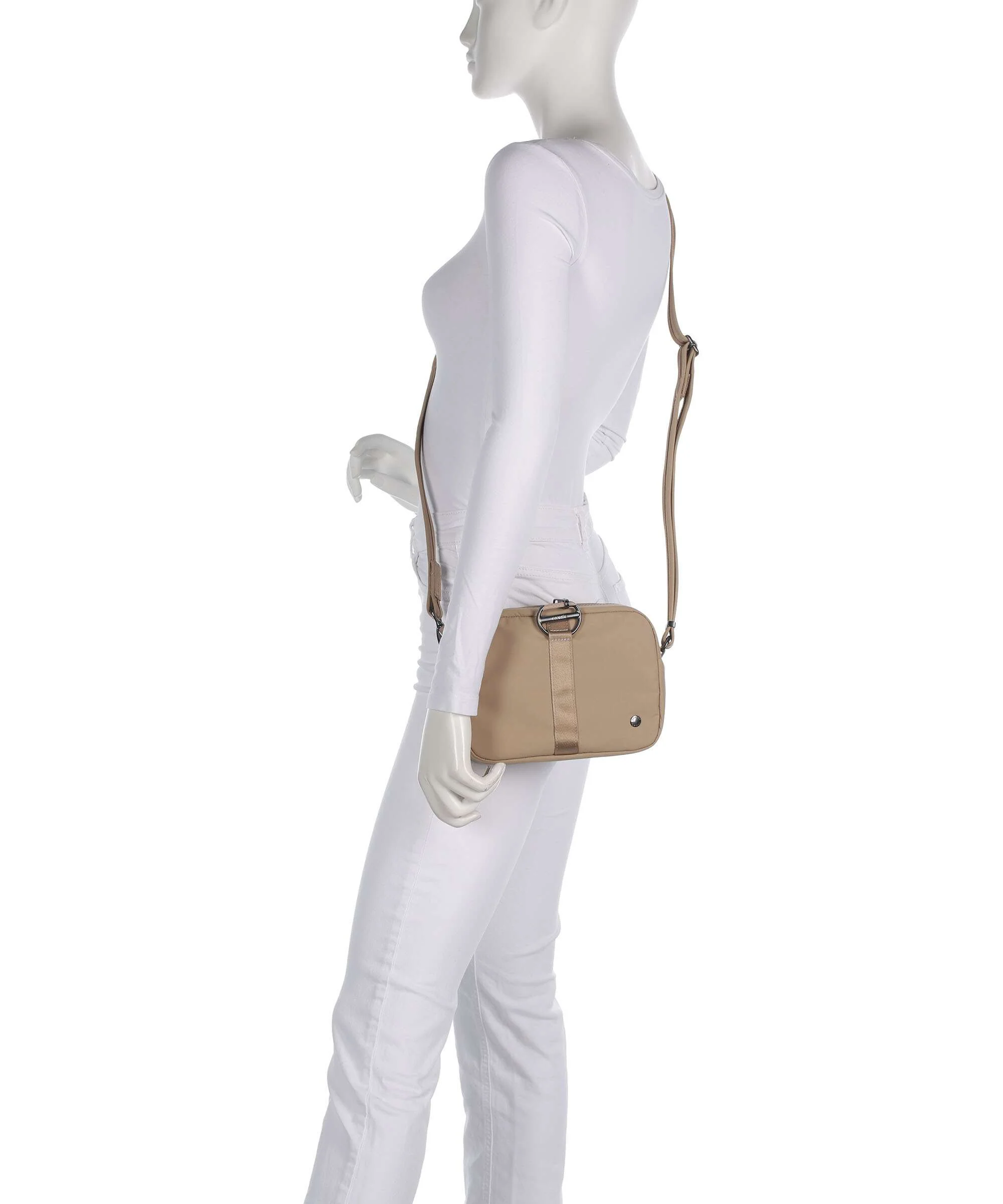 Pacsafe CX Crossbody bag taupe - Image 3