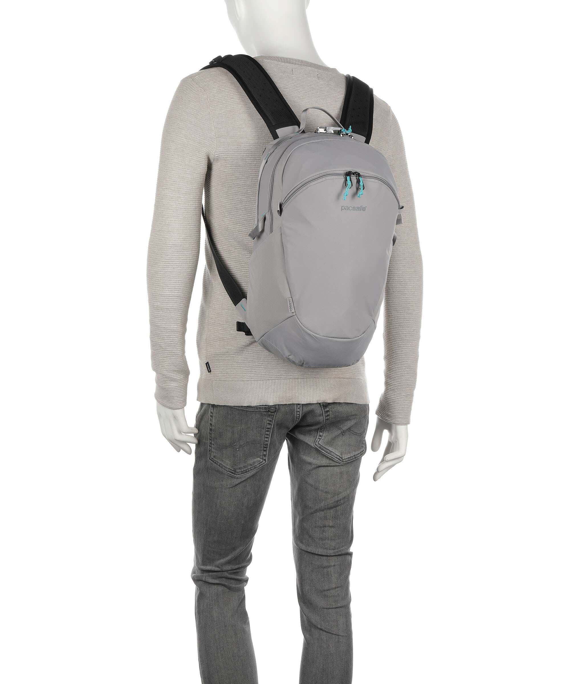 Pacsafe ECO 18 Hiking backpack tidal teal - Image 4