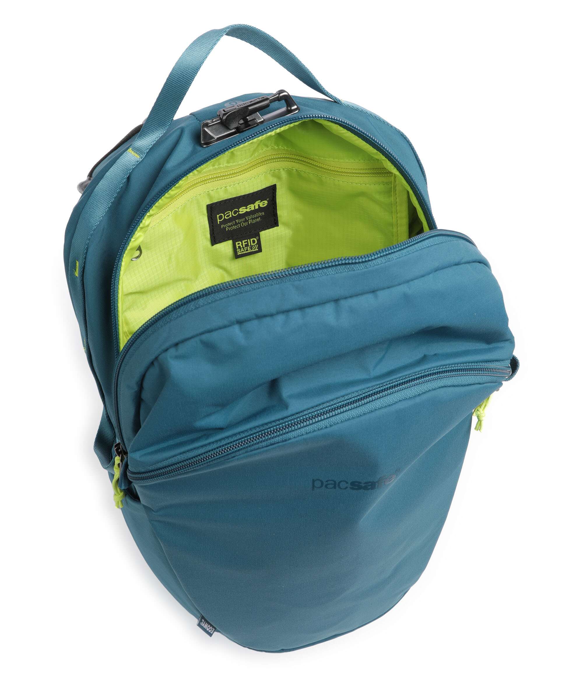 Pacsafe ECO 18 Hiking backpack tidal teal - Image 7