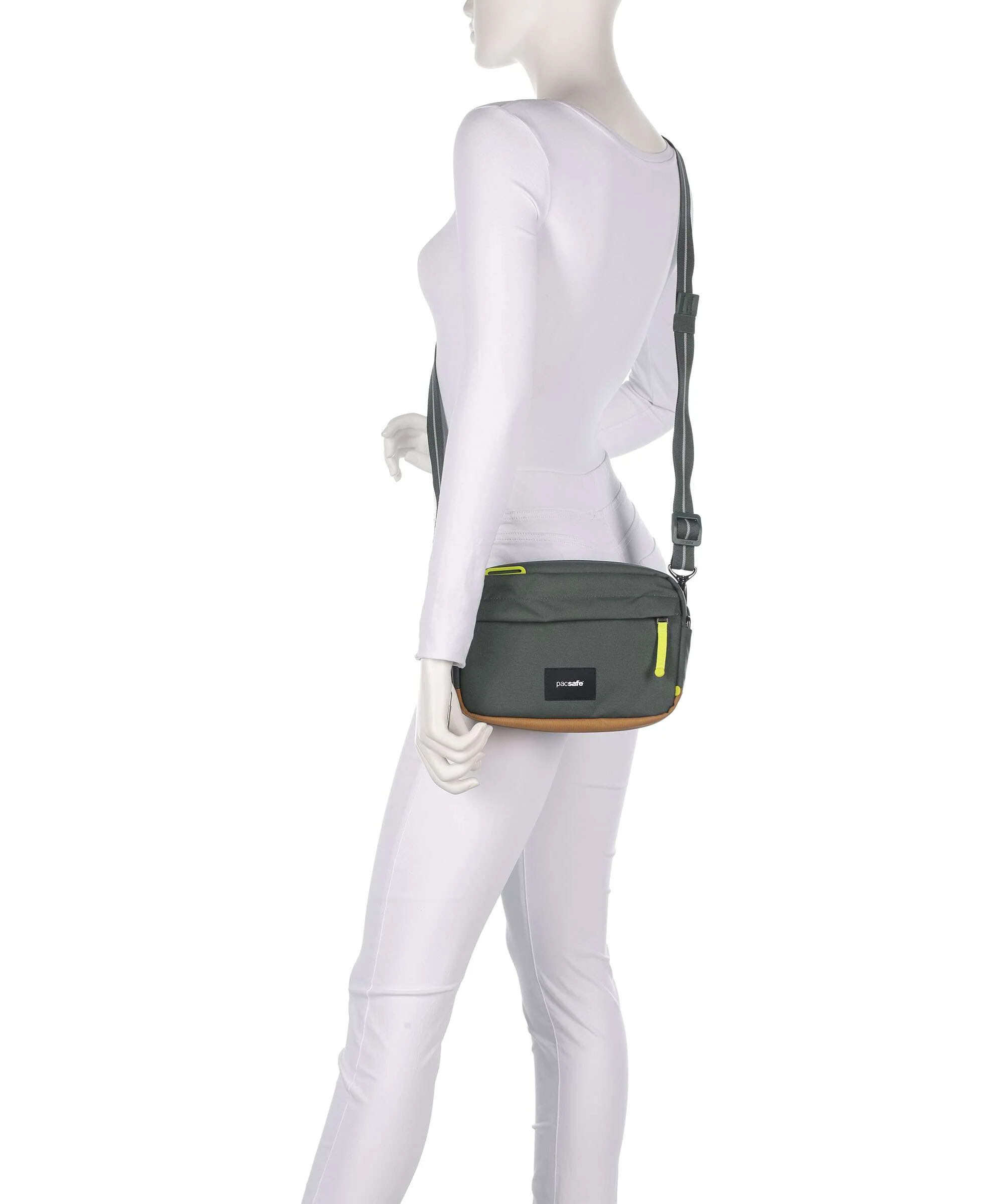 Pacsafe Go Crossbody bag spruce green - Image 3