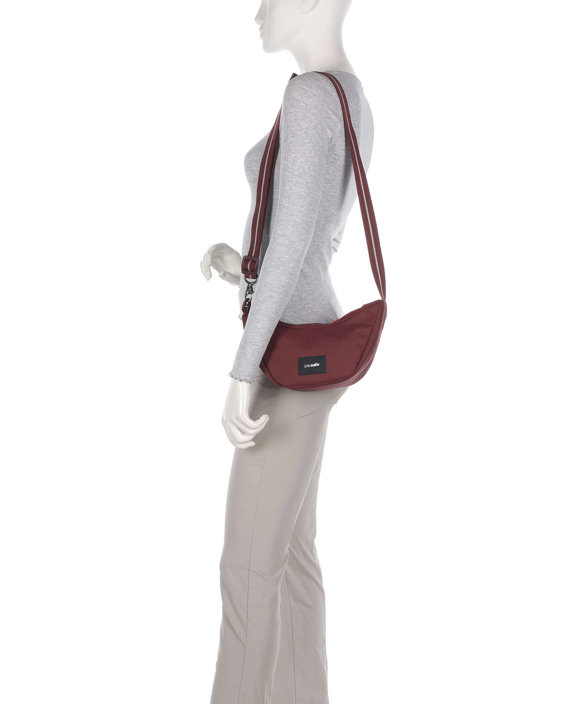Pacsafe Go Lunar Crossbody bag garnet red - Image 3