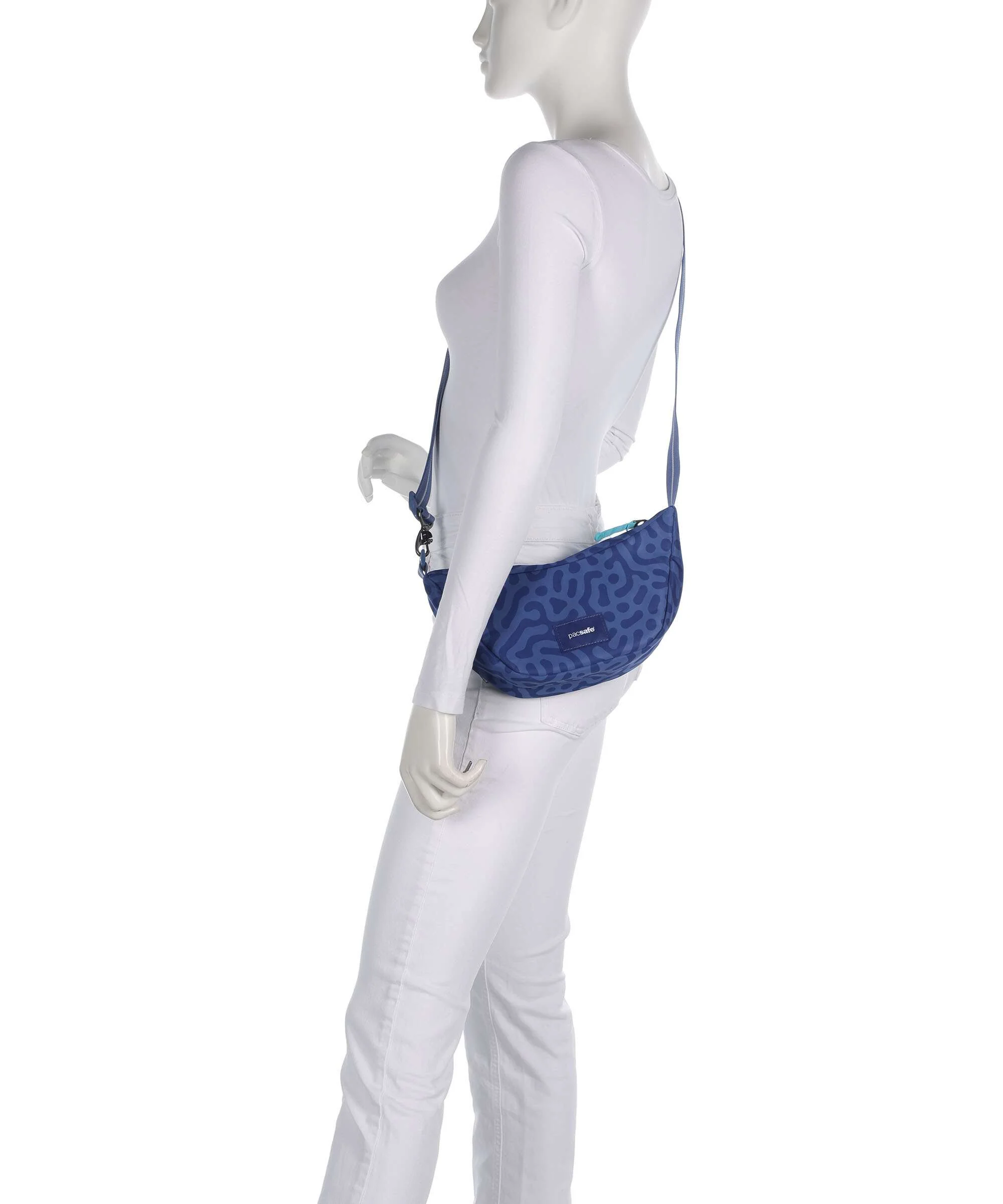 Pacsafe Go Lunar Crossbody bag cerulean blue - Image 3