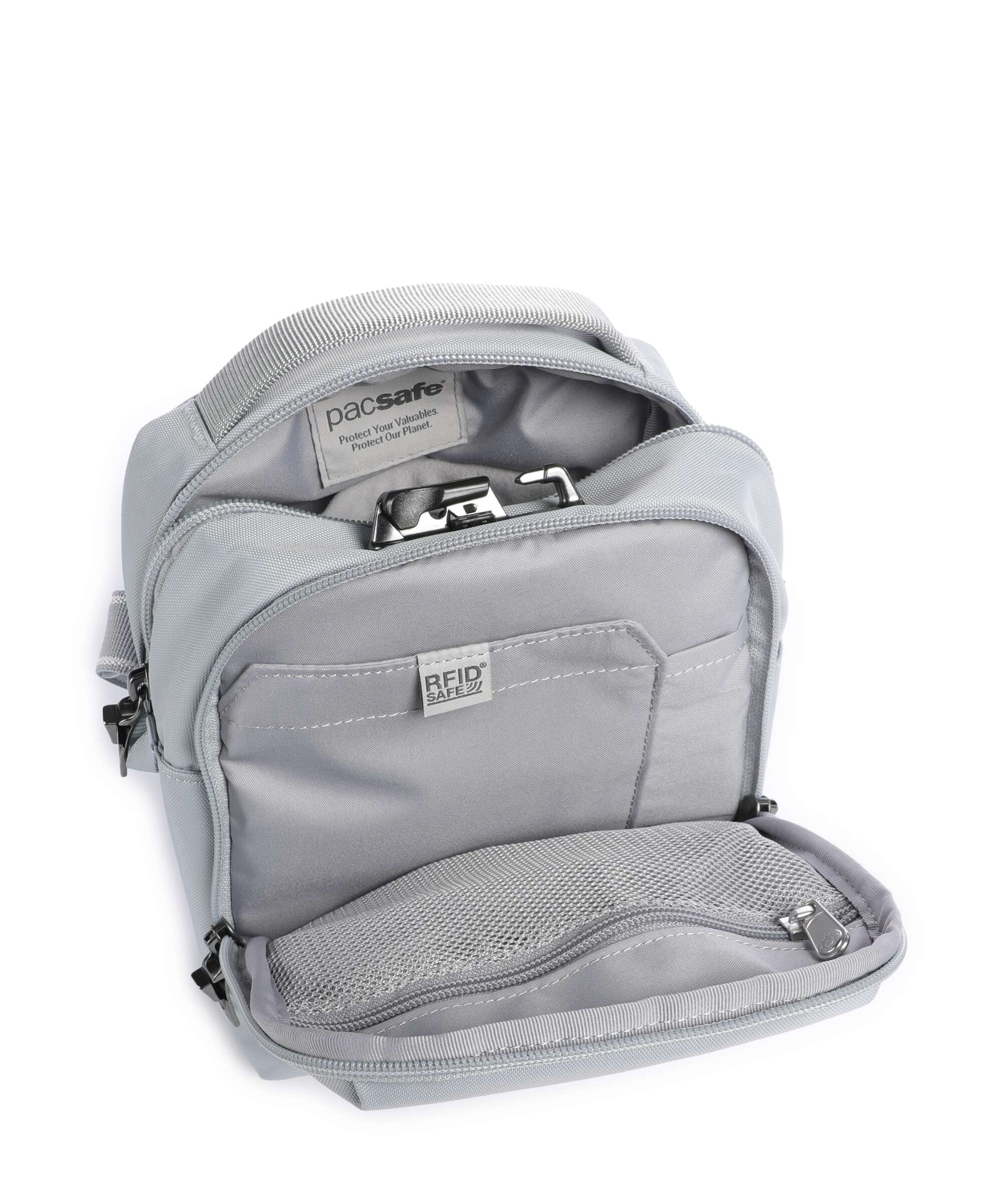 Pacsafe V Crossbody bag digital gray - Image 7