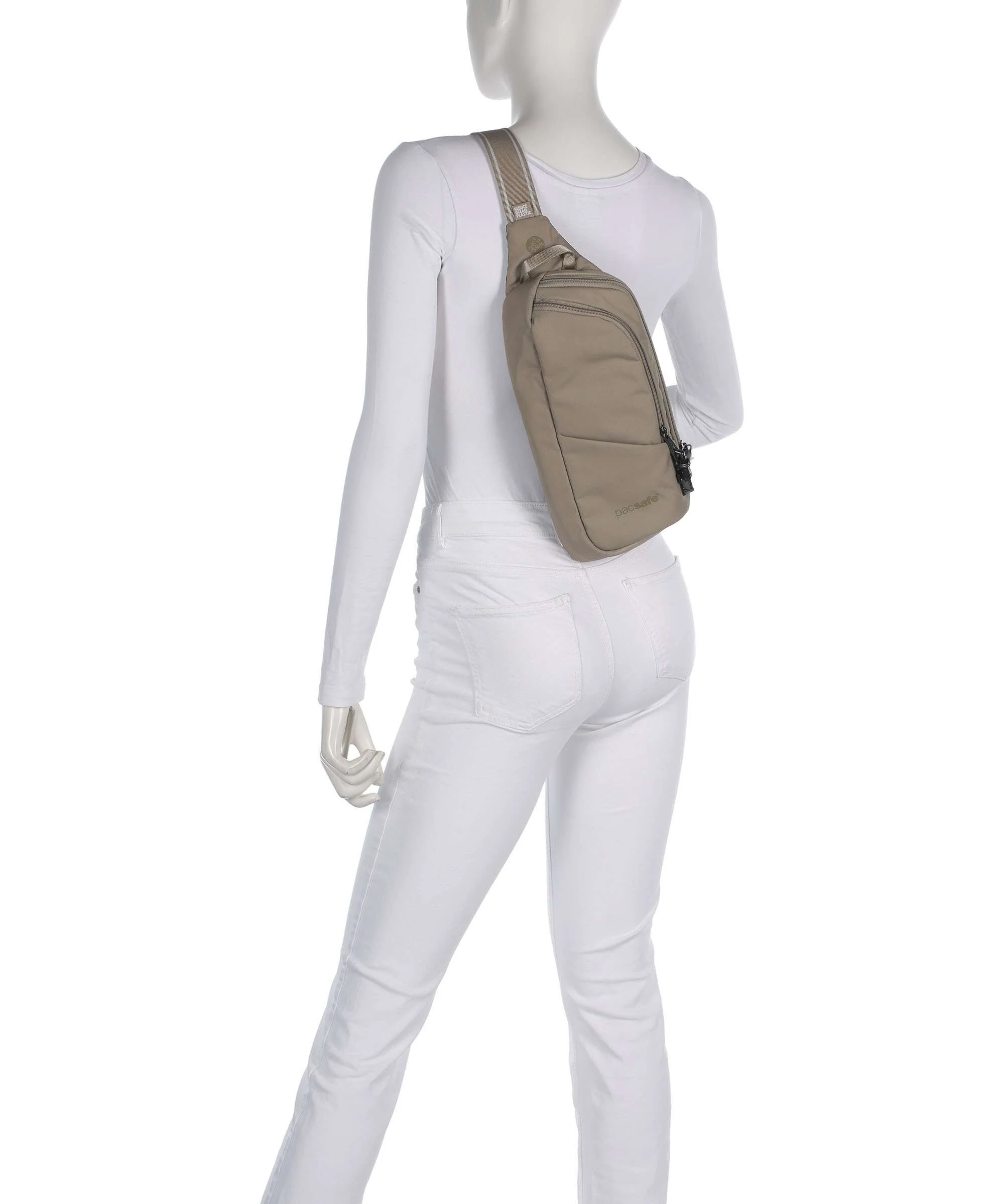 Pacsafe V Sling bag beige - Image 3