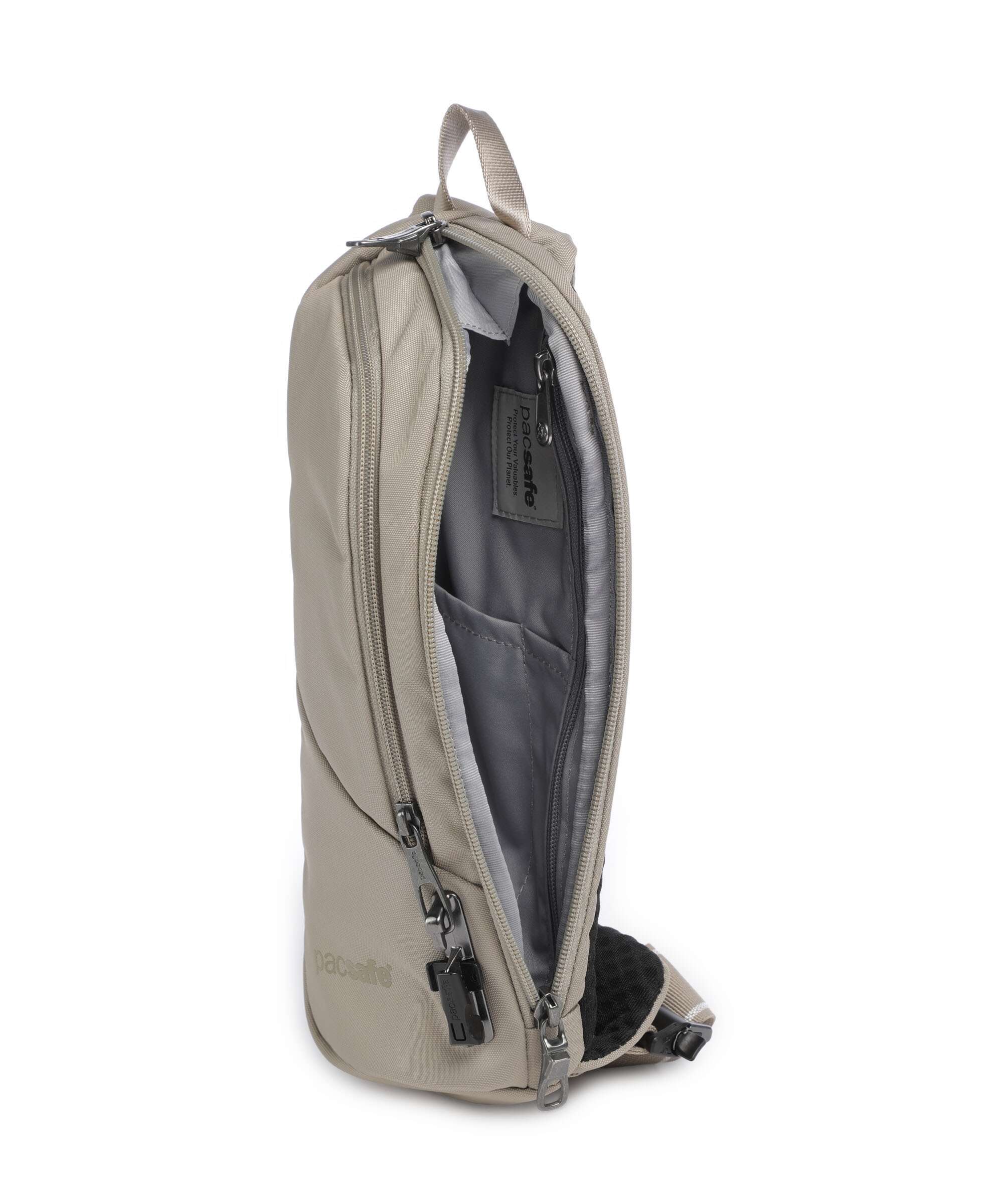 Pacsafe V Sling bag beige - Image 6