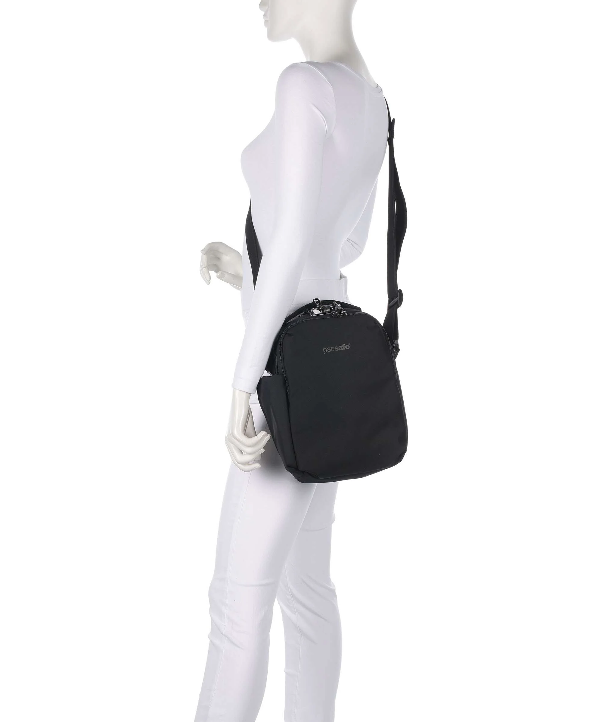 Pacsafe V Tour Crossbody bag jet black - Image 3