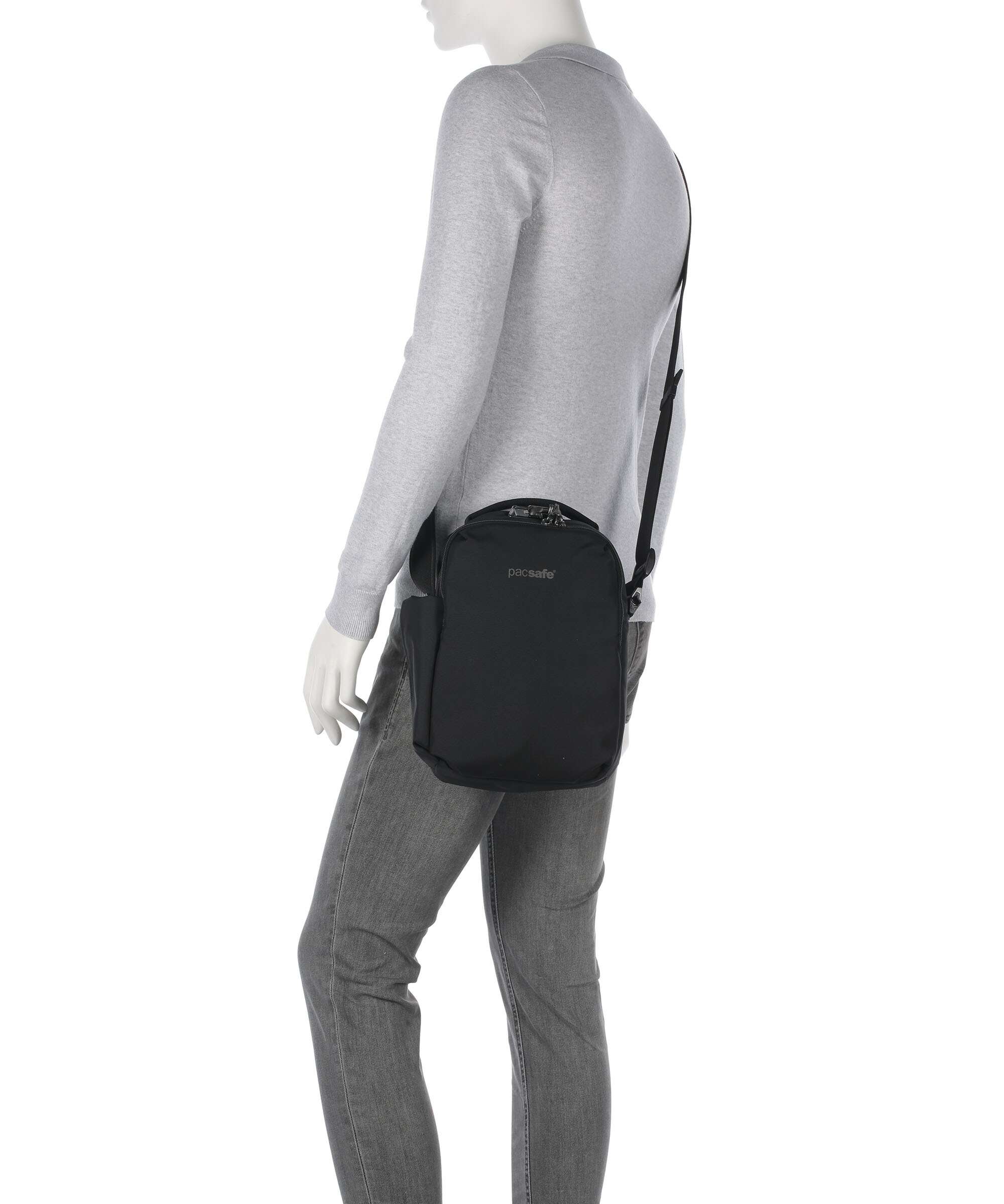 Pacsafe V Tour Crossbody bag jet black - Image 4