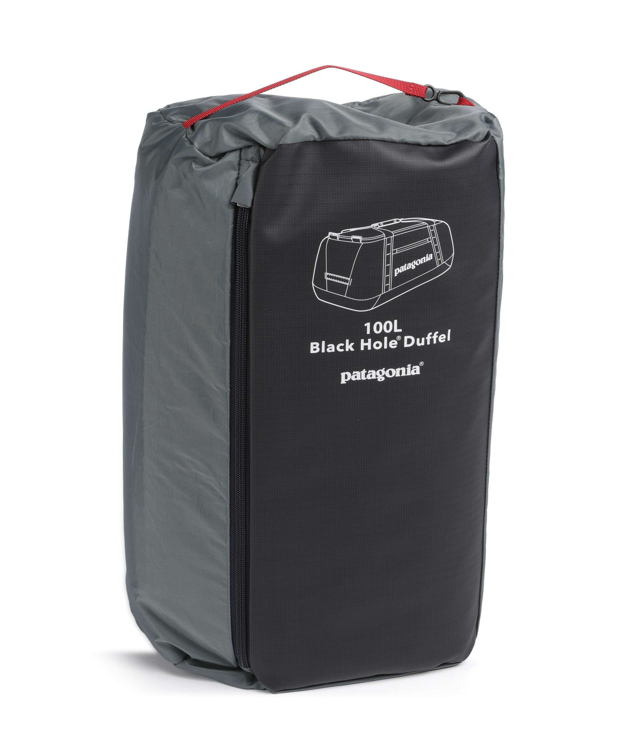 Patagonia Black Hole 100 Travel bag smolder blue w/amanita red - Image 6