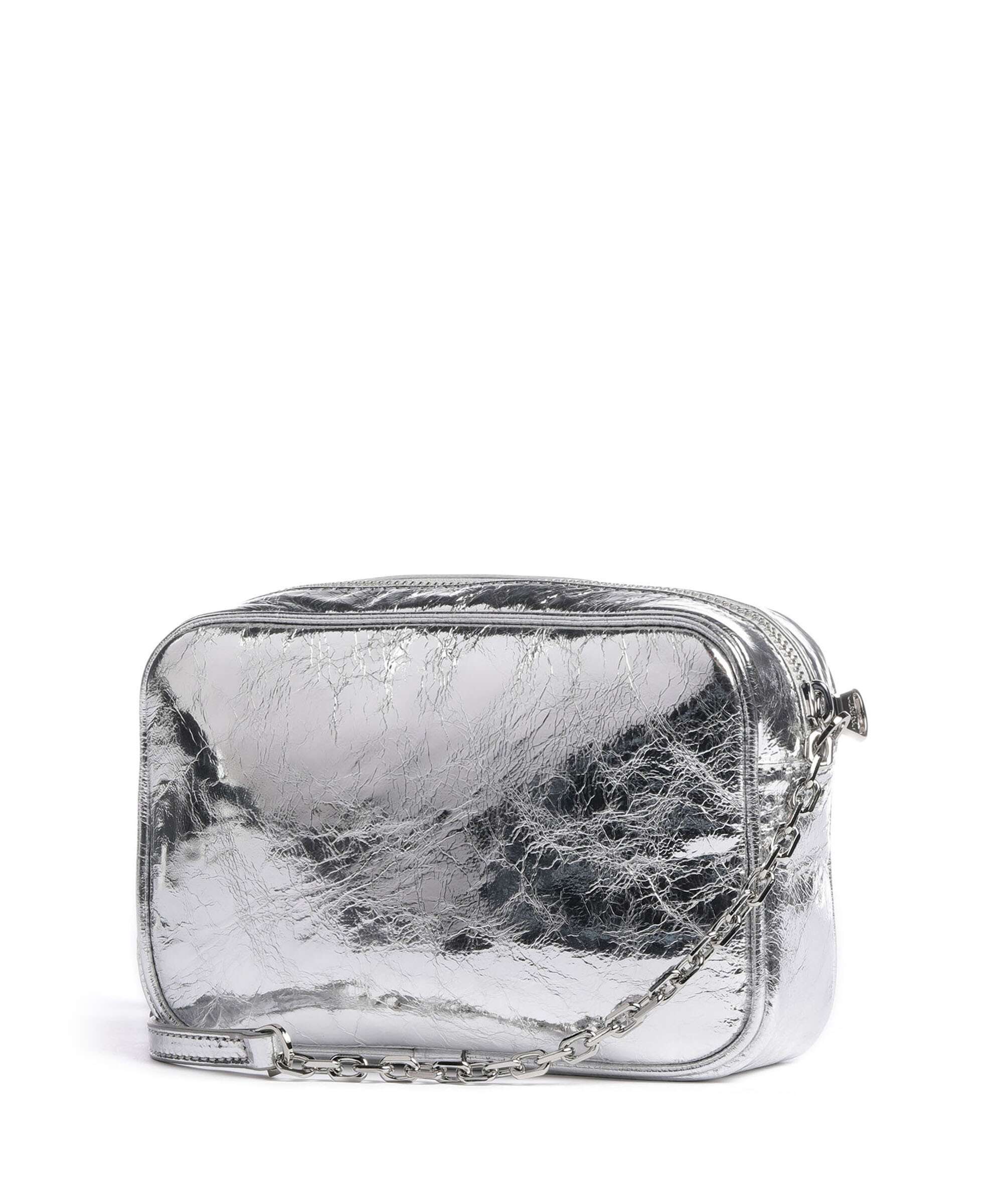 Patrizia Pepe Crossbody bag craquele silver - Image 2