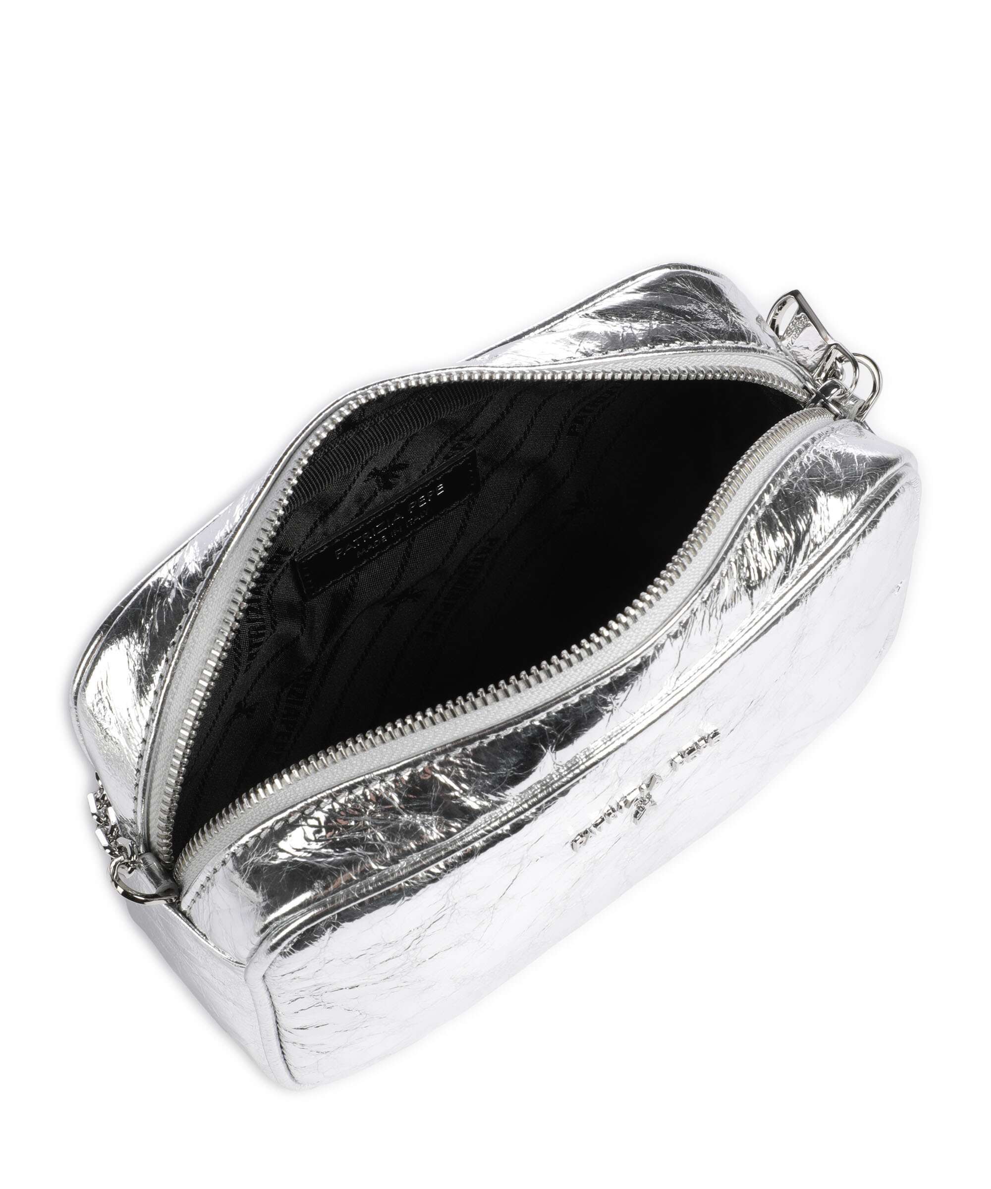 Patrizia Pepe Crossbody bag craquele silver - Image 6